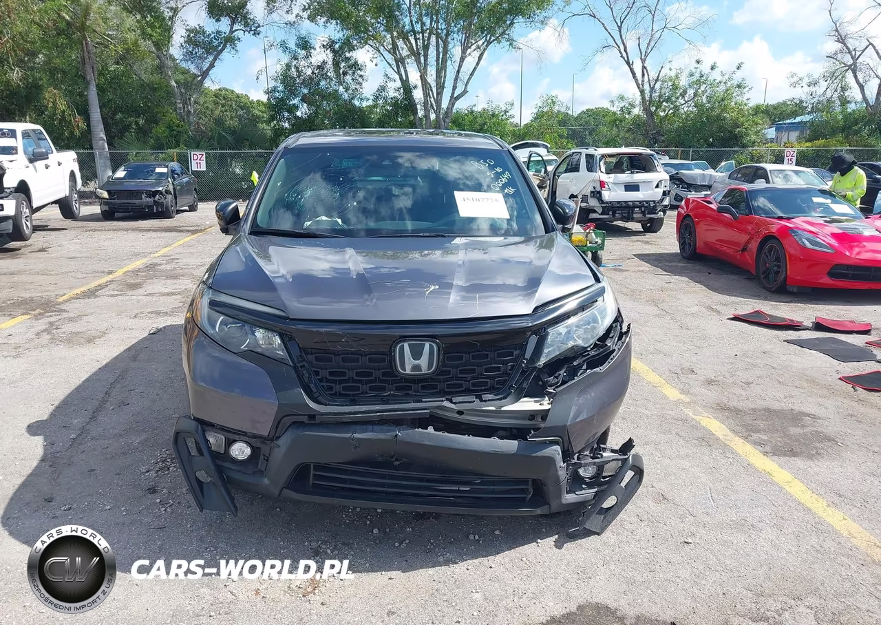 2021 Honda Passport 2Wd Ex-L VIN:5FNYF7H56MB000649 - 12