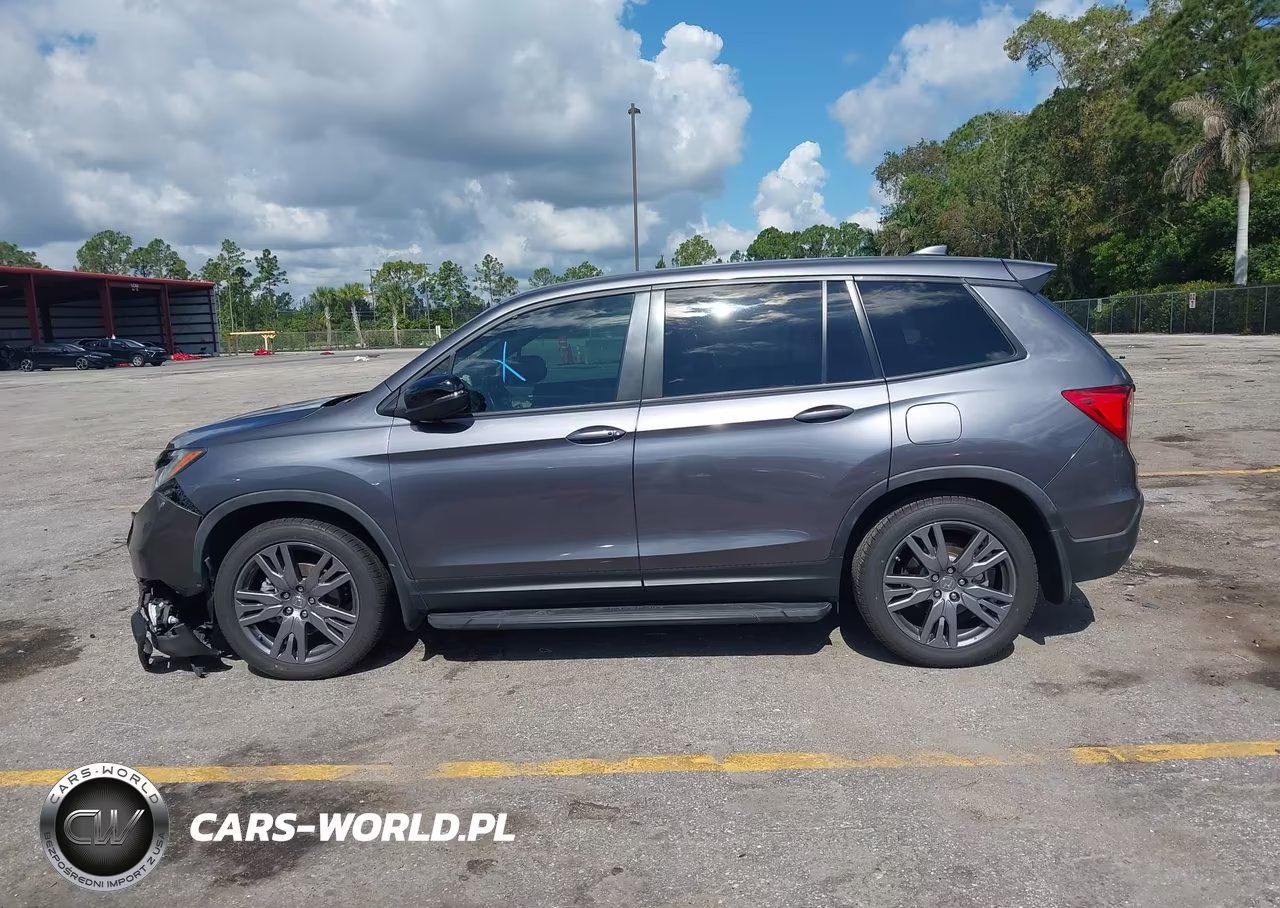 2021 Honda Passport 2Wd Ex-L VIN:5FNYF7H56MB000649 - 14