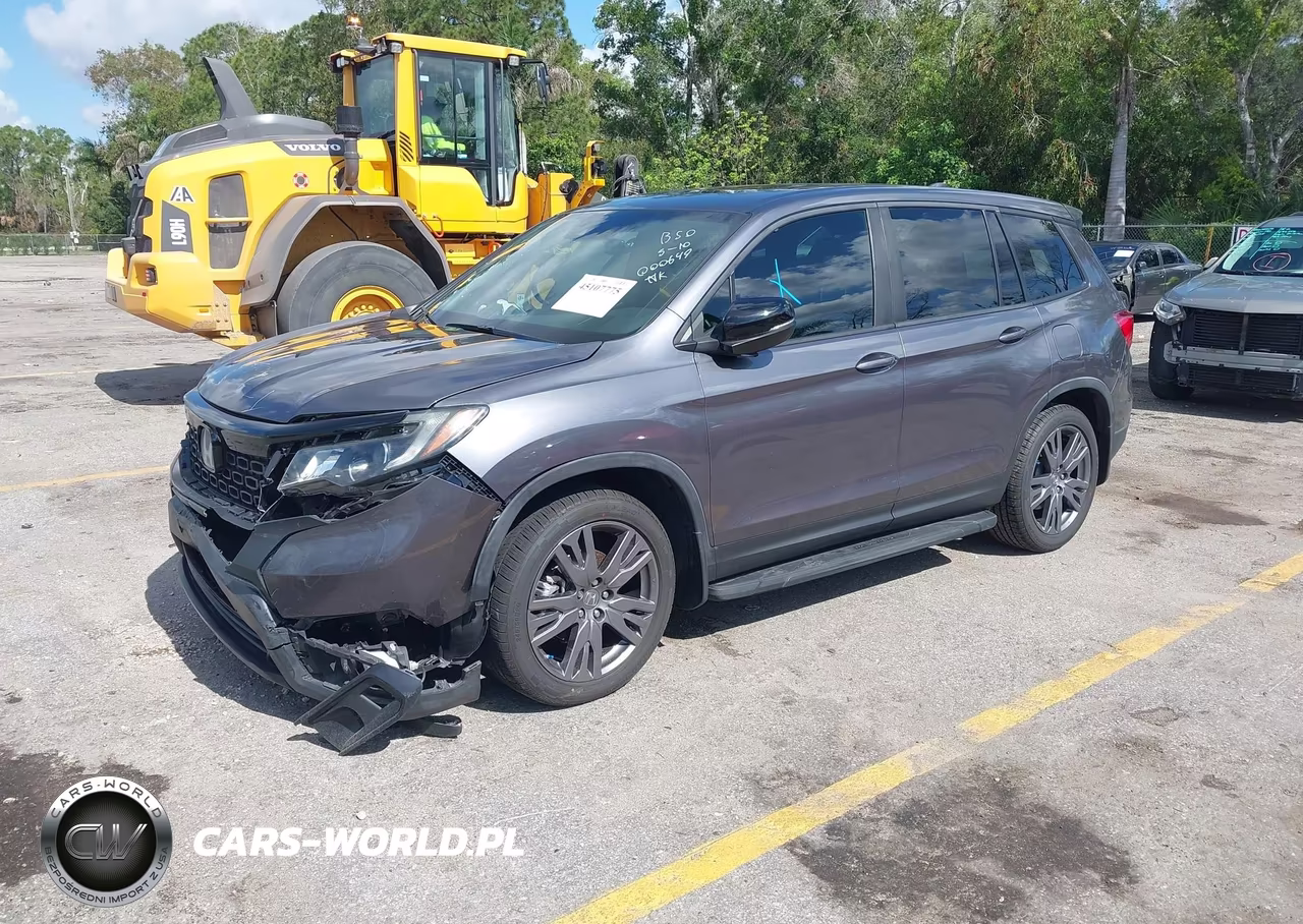 2021 Honda Passport 2Wd Ex-L VIN:5FNYF7H56MB000649 - 2