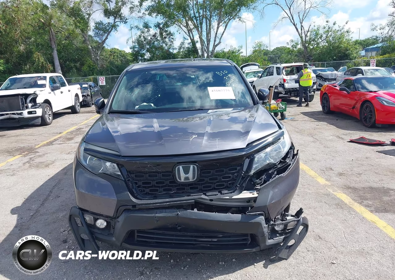 2021 Honda Passport 2Wd Ex-L VIN:5FNYF7H56MB000649 - 6