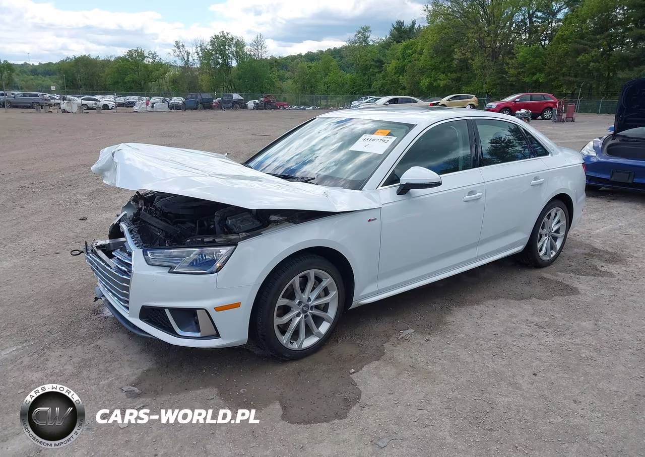 2019 Audi A4 45 Premium VIN:WAUDNAF46KA118292 - 2