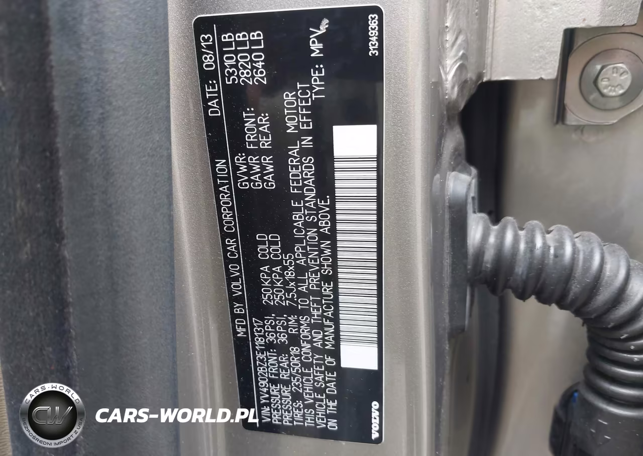 2014 Volvo Xc70 T6 Platinum VIN:YV4902BZ3E1181317 - 9