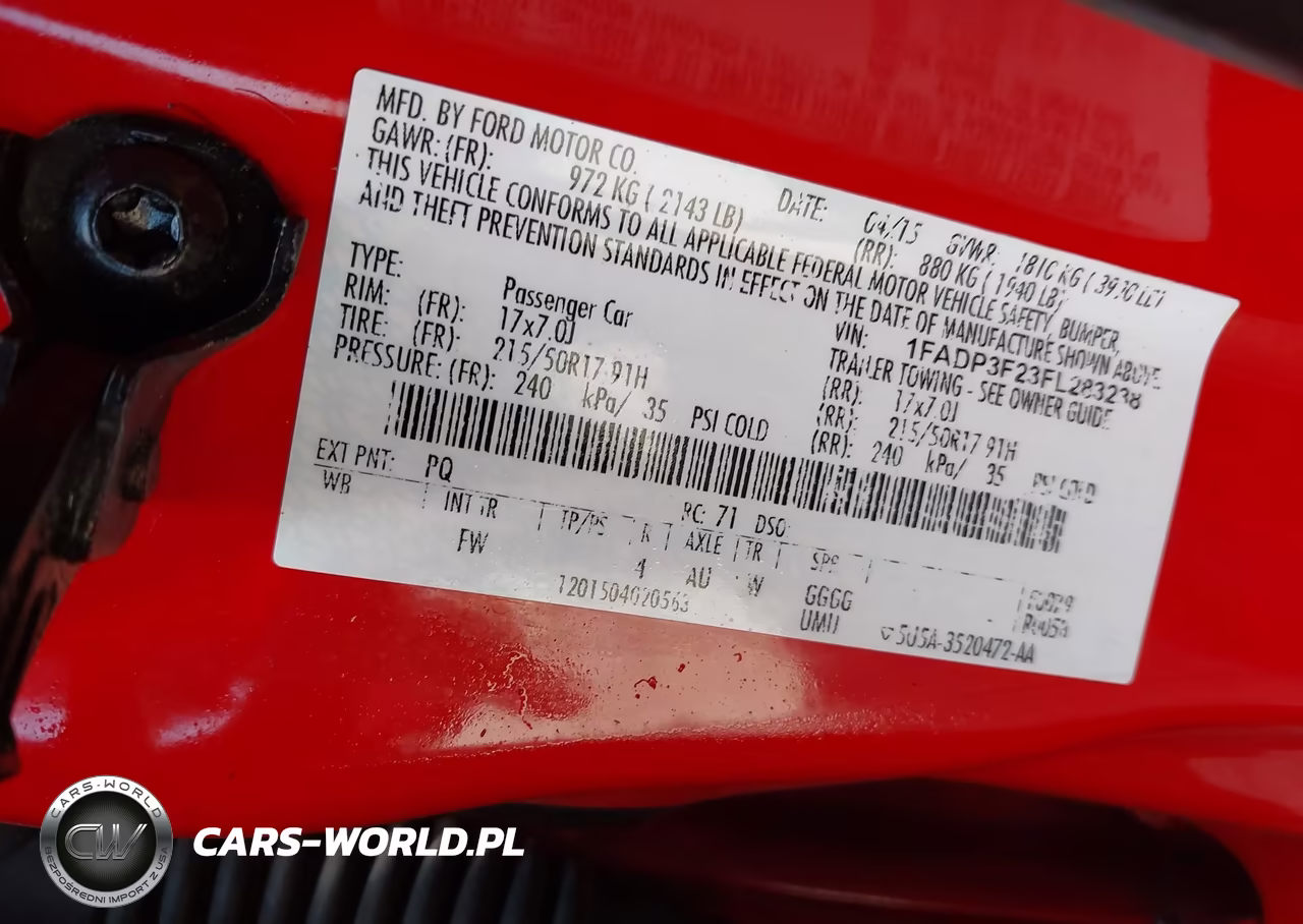 2015 Ford Focus Se VIN:1FADP3F23FL283238 - 9