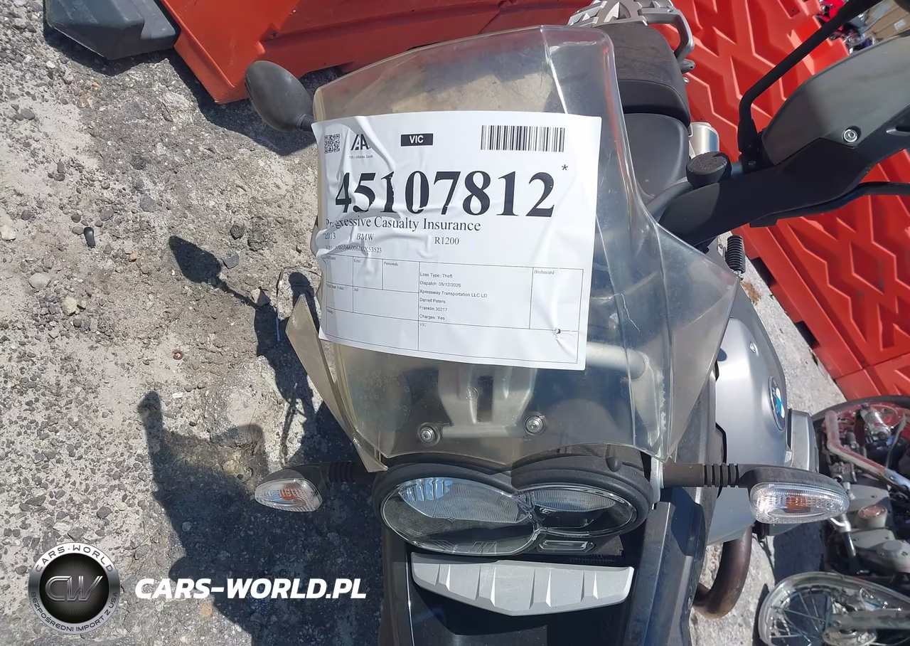 2013 BMW R1200 Gs VIN:WB1046006DZX53523 - 5