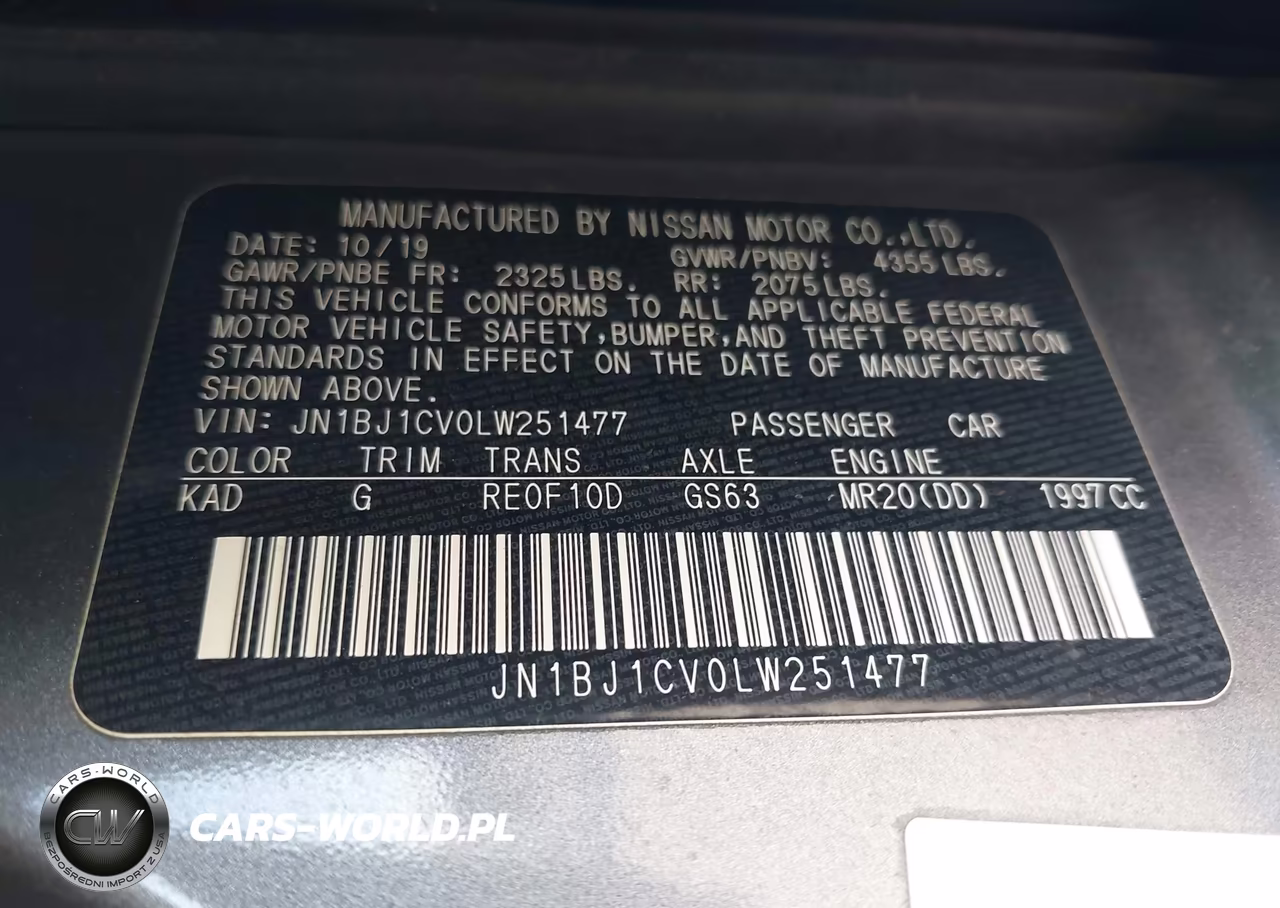 2020 Nissan Rogue Sport S Fwd Xtronic Cvt VIN:JN1BJ1CV0LW251477 - 9