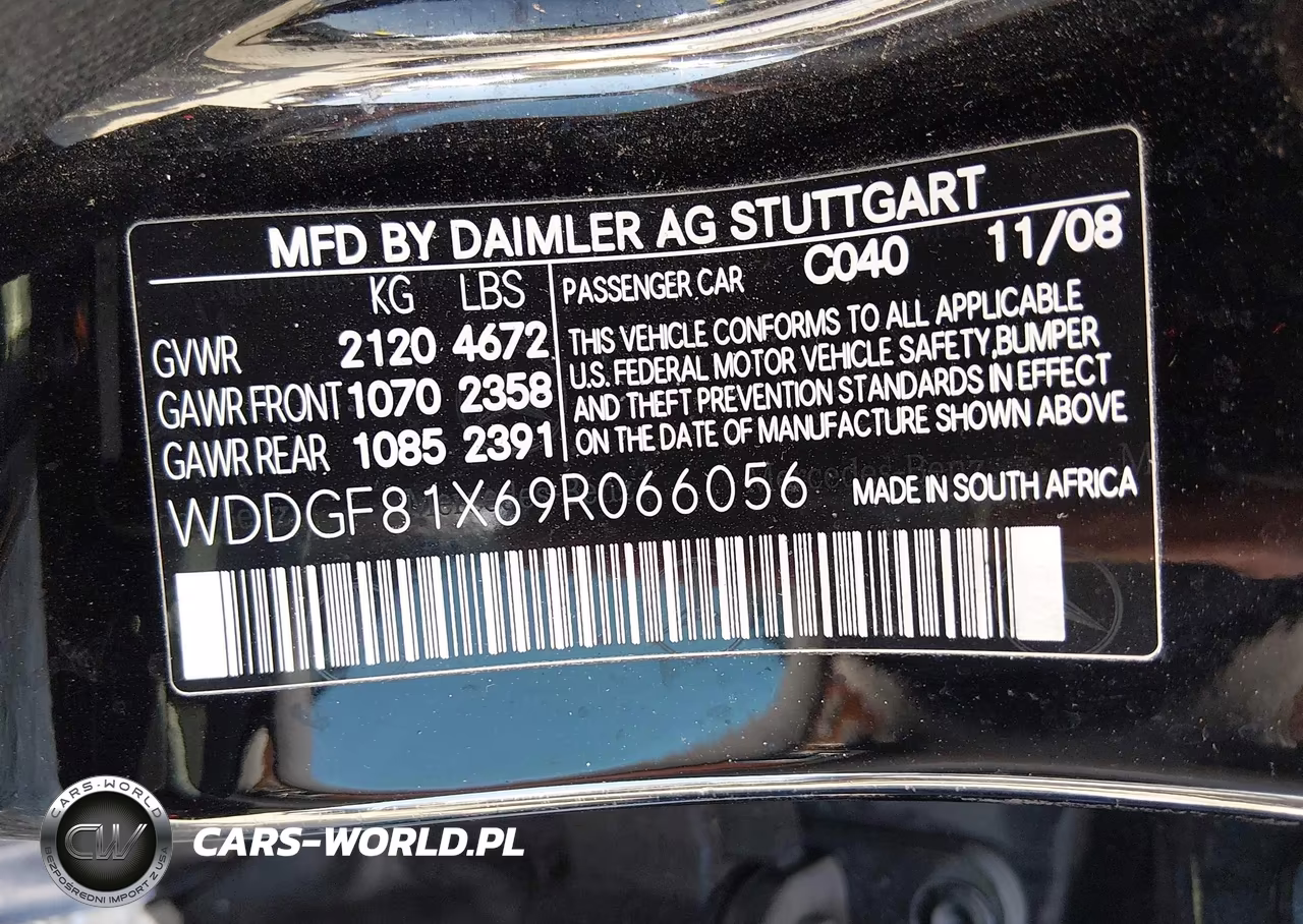 2009 Mercedes-Benz C 300 Luxury 4Matic-Sport 4Matic VIN:WDDGF81X69R066056 - 9