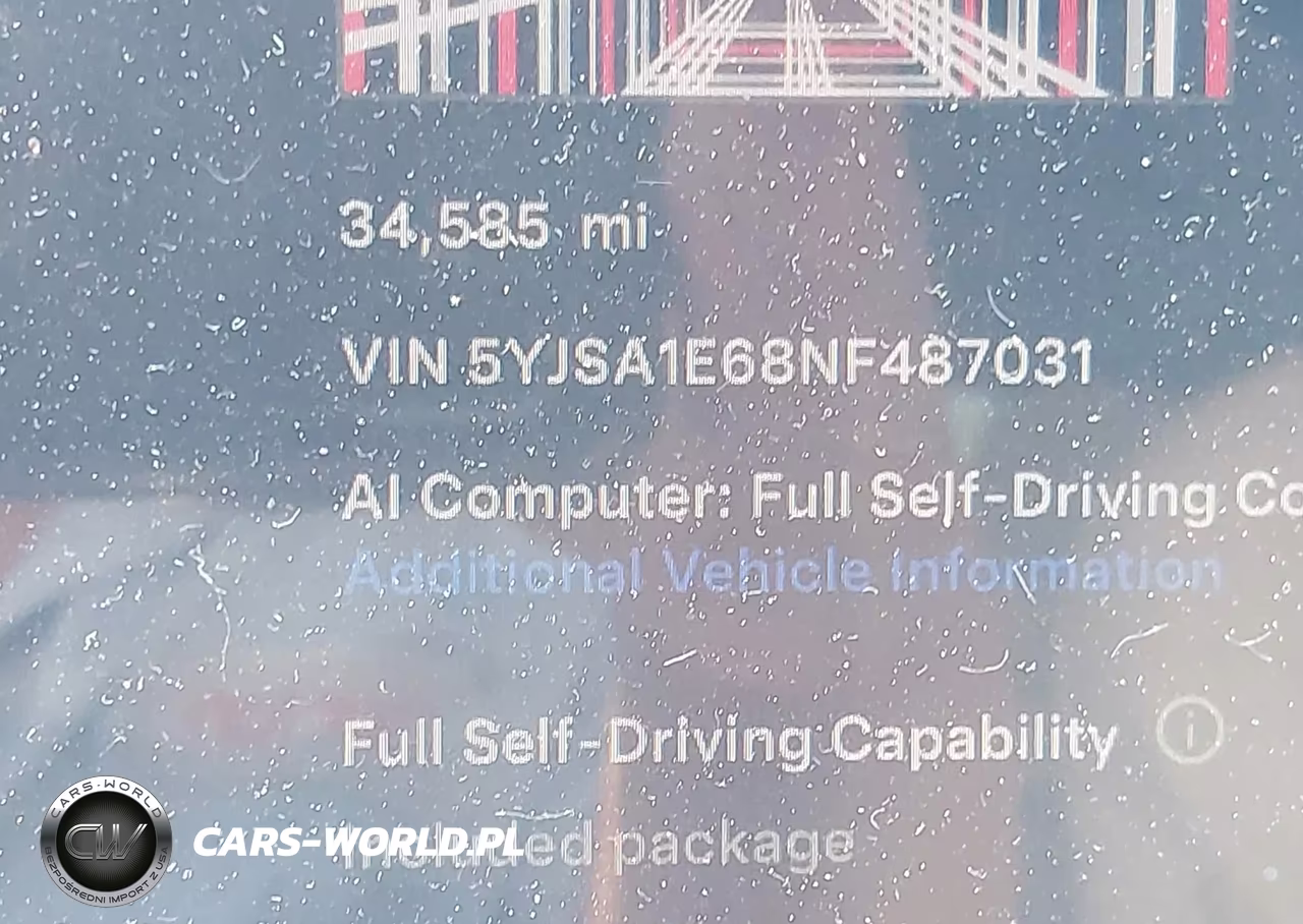 2022 Tesla Model S Plaid Tri Motor All-Wheel Drive VIN:5YJSA1E68NF487031 - 15
