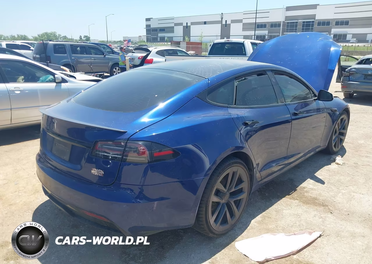 2022 Tesla Model S Plaid Tri Motor All-Wheel Drive VIN:5YJSA1E68NF487031 - 4