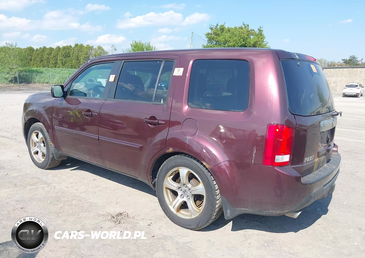 2012 Honda Pilot Ex-L VIN:5FNYF4H54CB080661 - 3