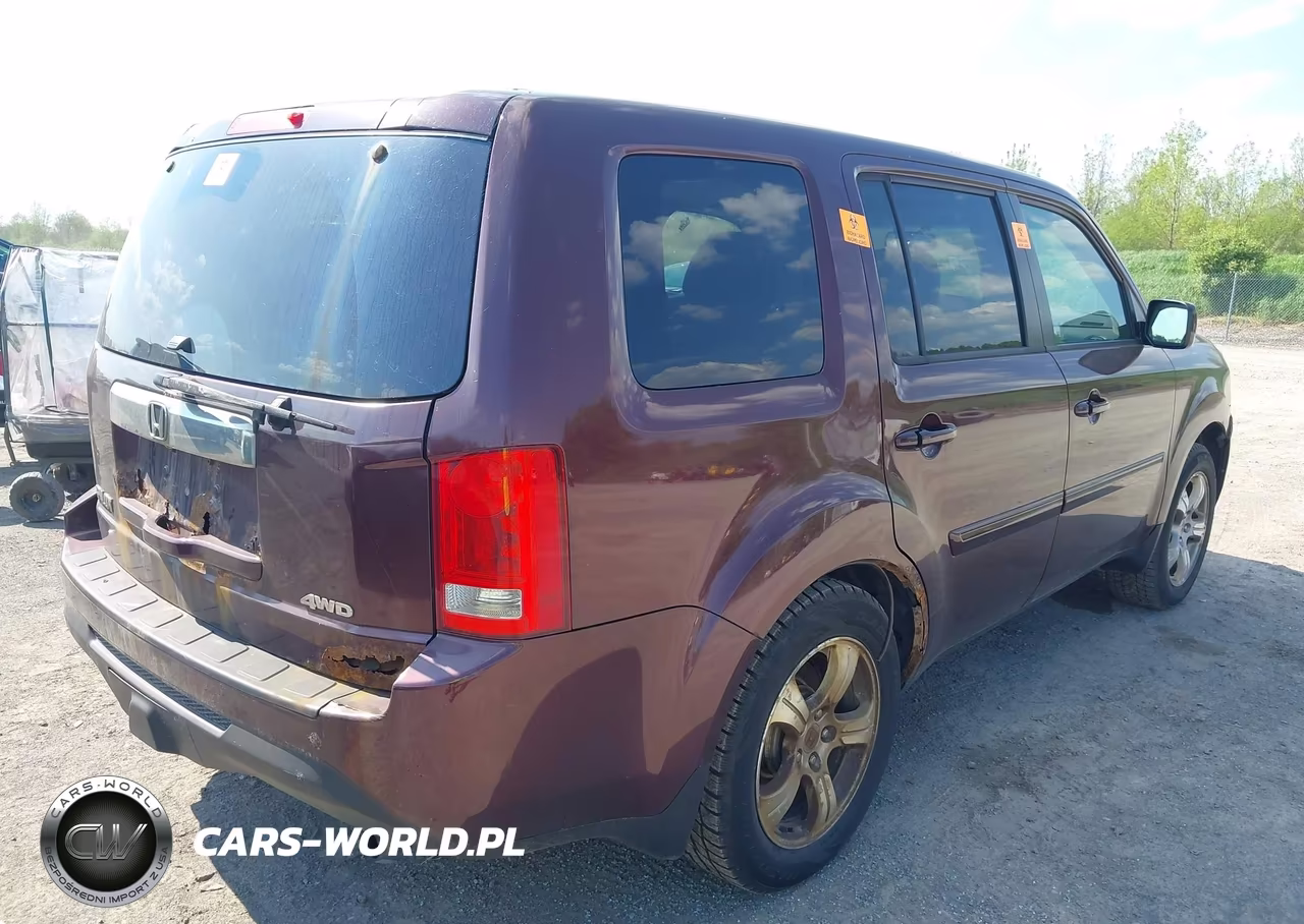 2012 Honda Pilot Ex-L VIN:5FNYF4H54CB080661 - 4
