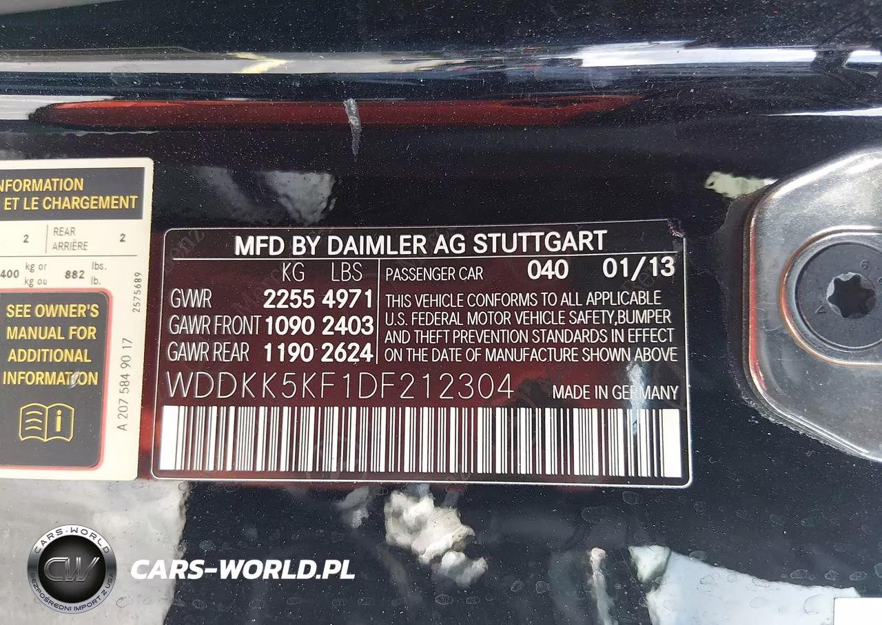2013 Mercedes-Benz E 350 VIN:WDDKK5KF1DF212304 - 9
