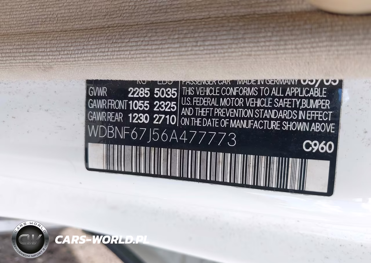 2006 Mercedes-Benz S 350 VIN:WDBNF67J56A477773 - 9