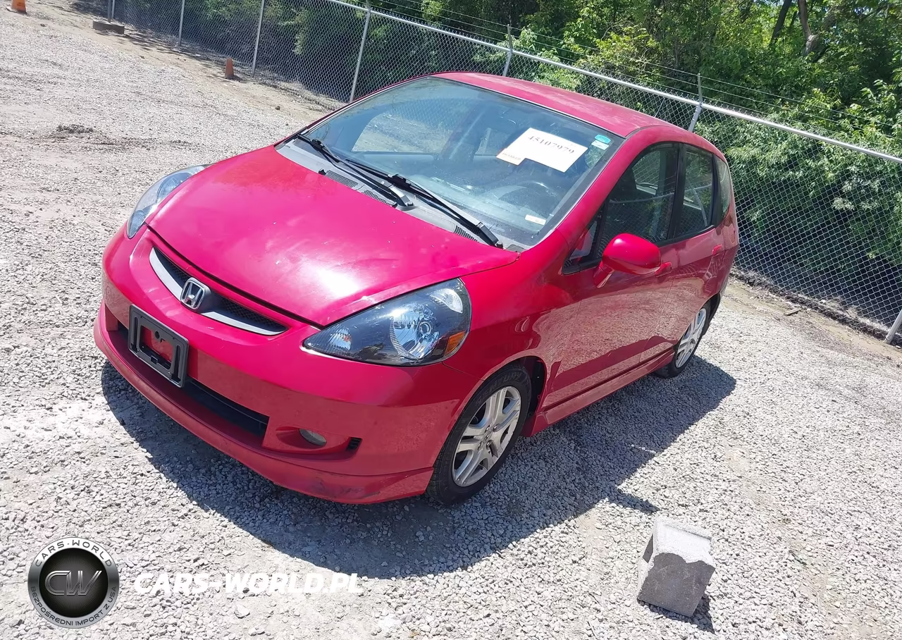 2007 Honda Fit Sport VIN:JHMGD38637S063443 - 2