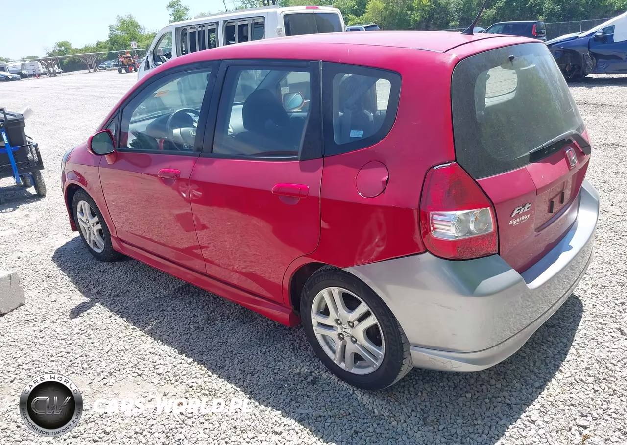 2007 Honda Fit Sport VIN:JHMGD38637S063443 - 3