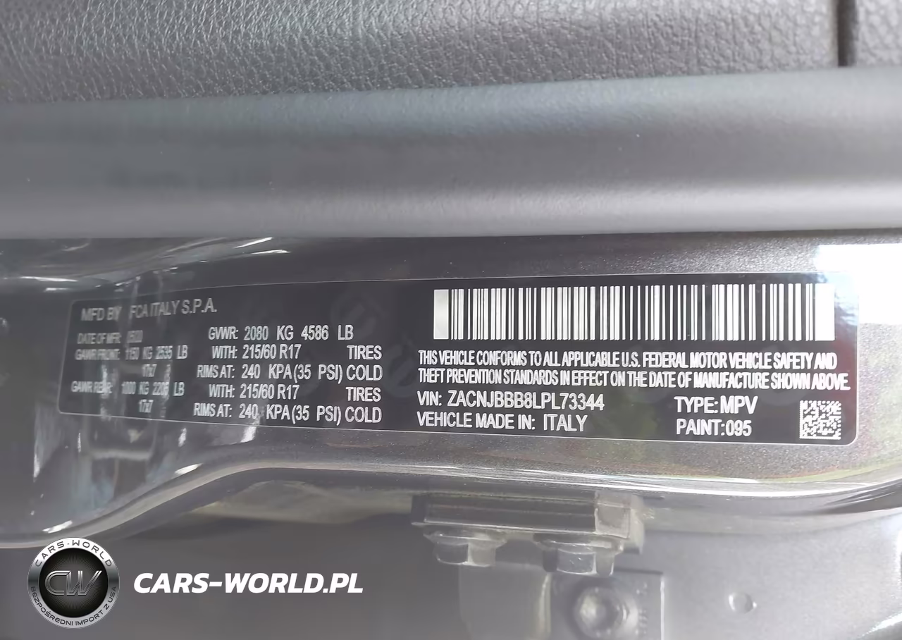 2020 Jeep Renegade Latitude 4X4 VIN:ZACNJBBB8LPL73344 - 9