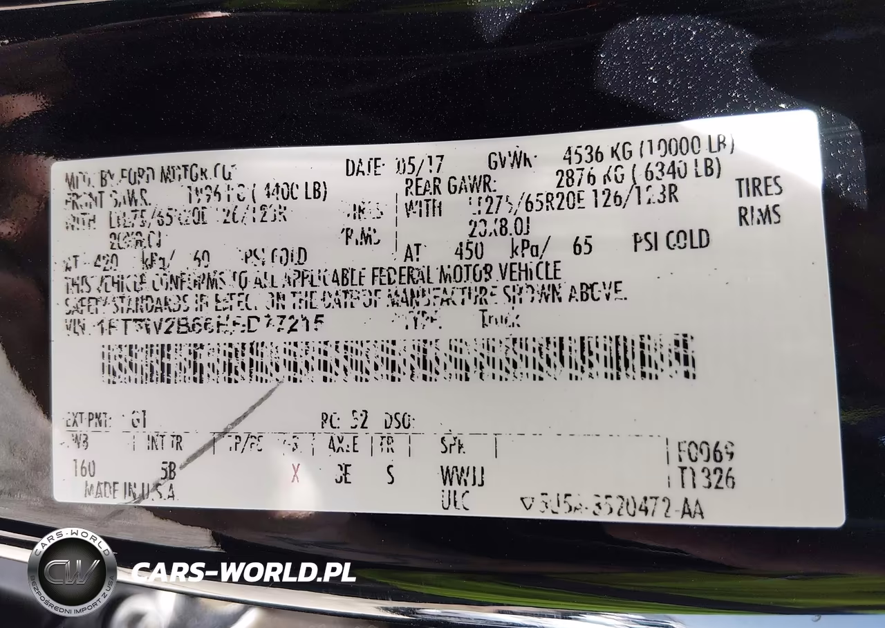 2017 Ford F-250 Lariat VIN:1FT7W2B66HED77215 - 9