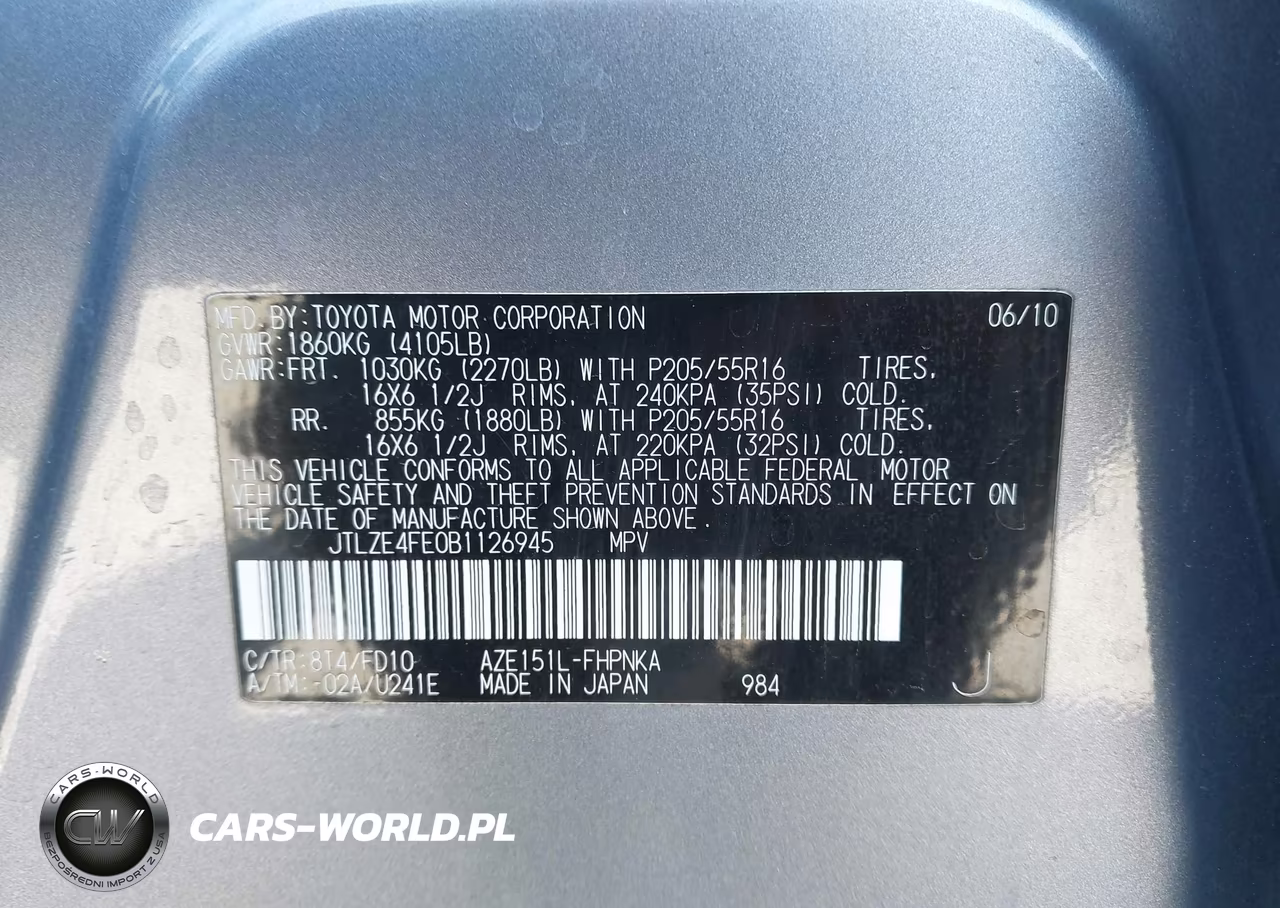 2011 Toyota Scion Xb VIN:JTLZE4FE0B1126945 - 9