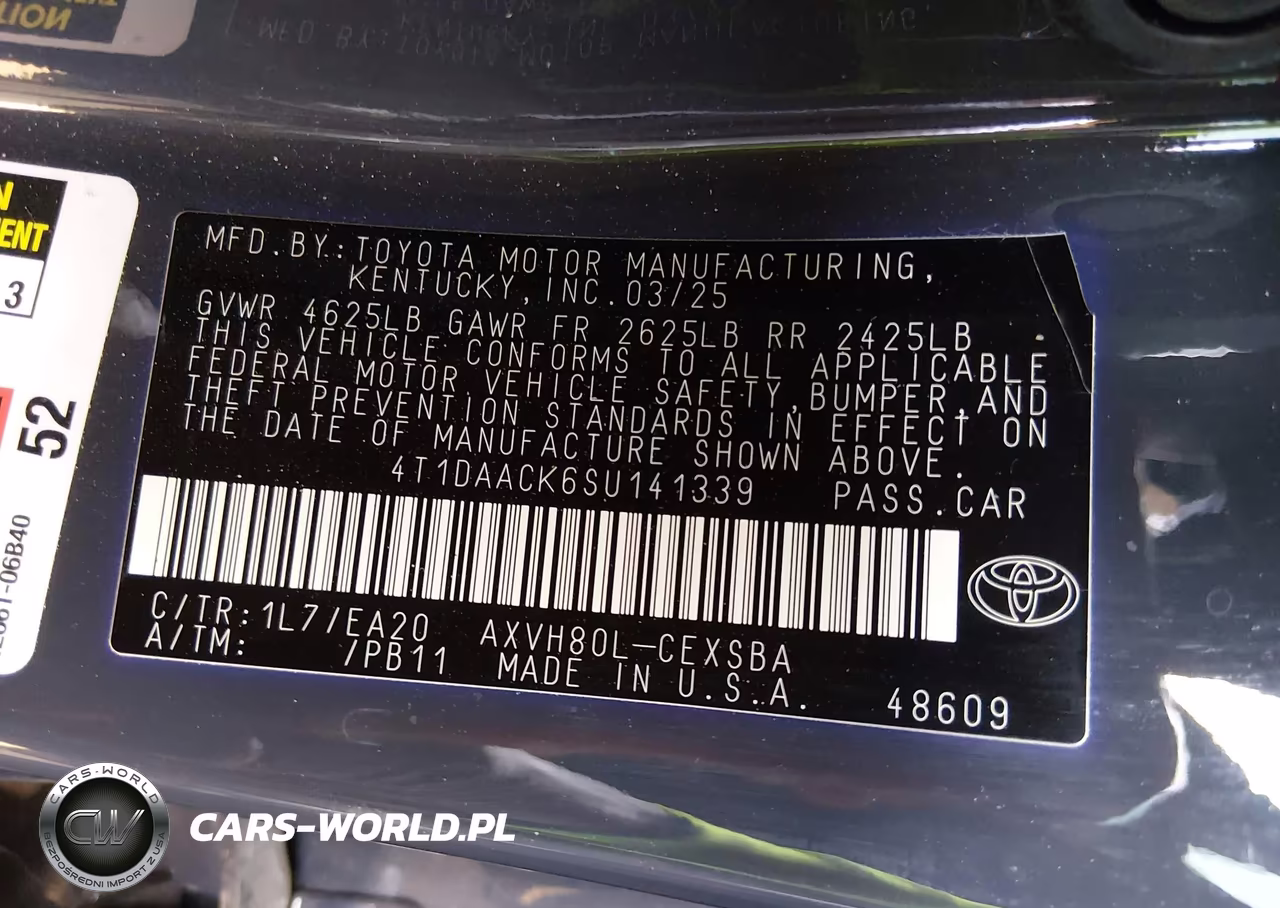 2025 Toyota Camry Se VIN:4T1DAACK6SU141339 - 9