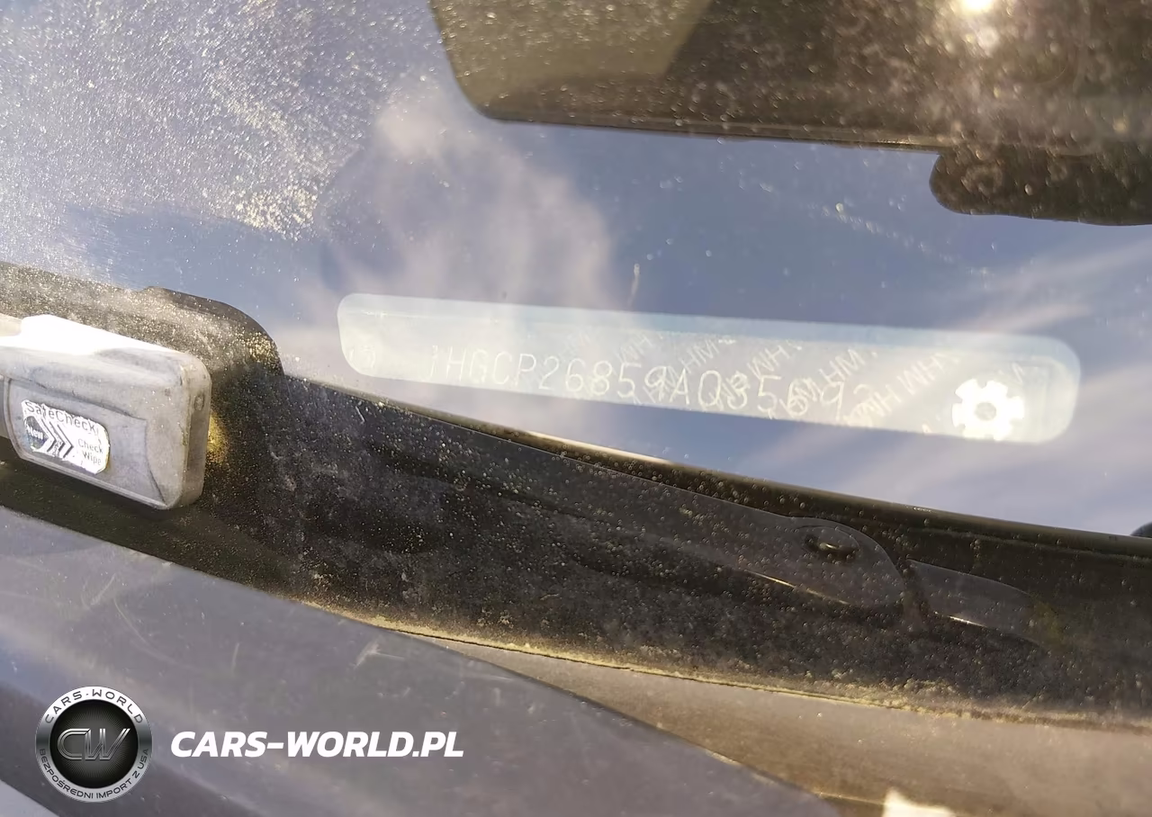 2009 Honda Accord 2.4 Ex-L VIN:1HGCP26859A035692 - 11