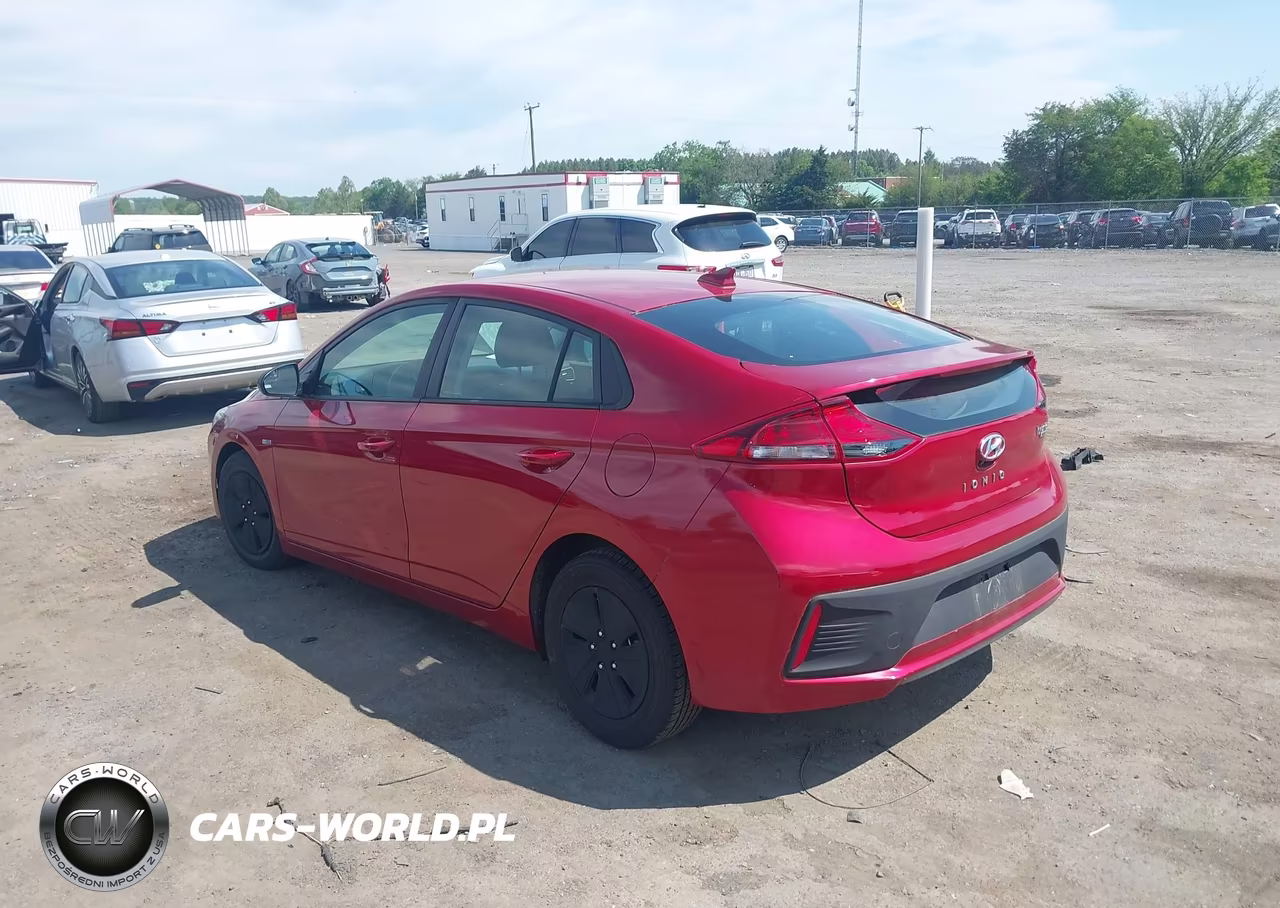 2019 Hyundai Ioniq Hybrid Blue VIN:KMHC65LC7KU123963 - 3