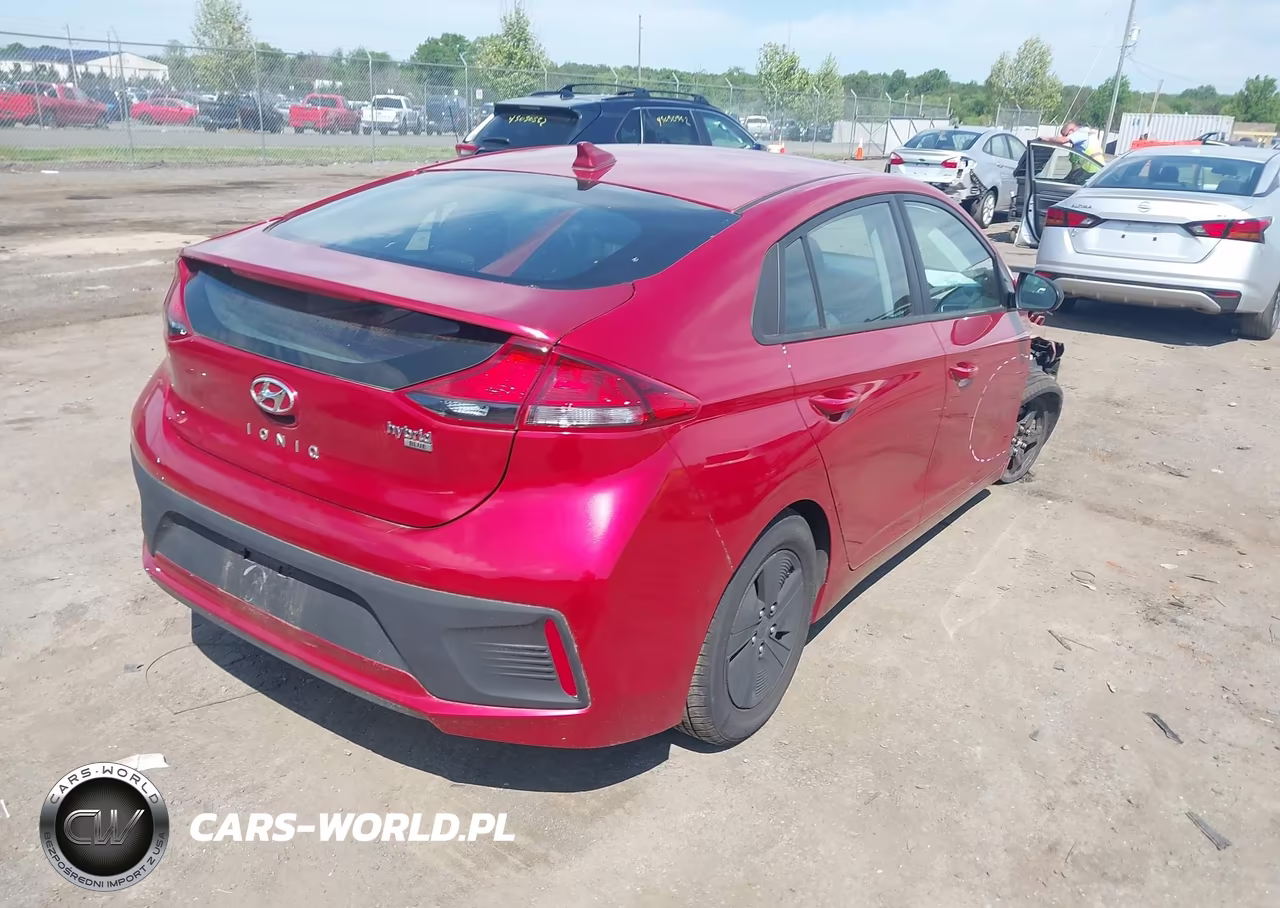 2019 Hyundai Ioniq Hybrid Blue VIN:KMHC65LC7KU123963 - 4