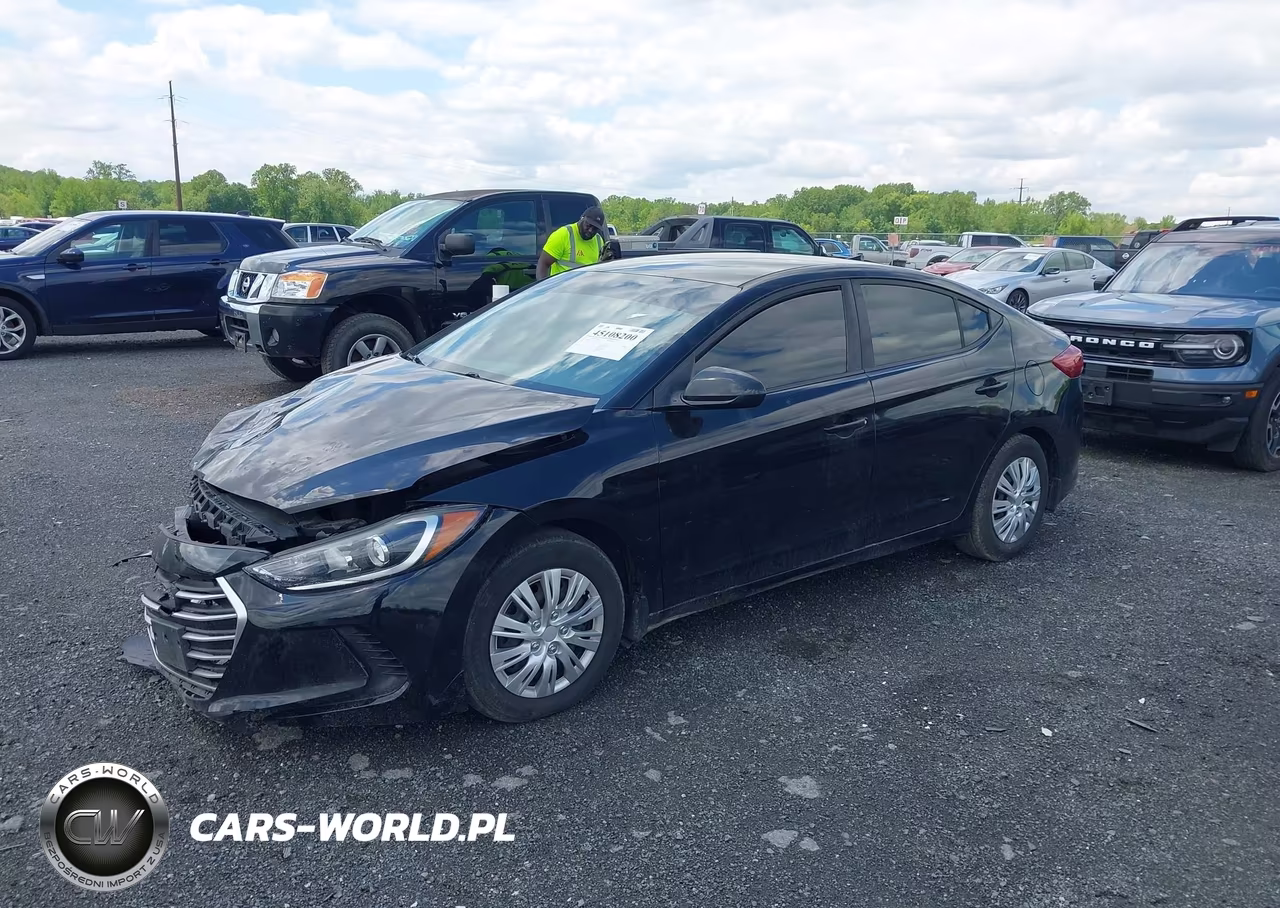 2017 Hyundai Elantra Se VIN:KMHD74LF4HU367715 - 2