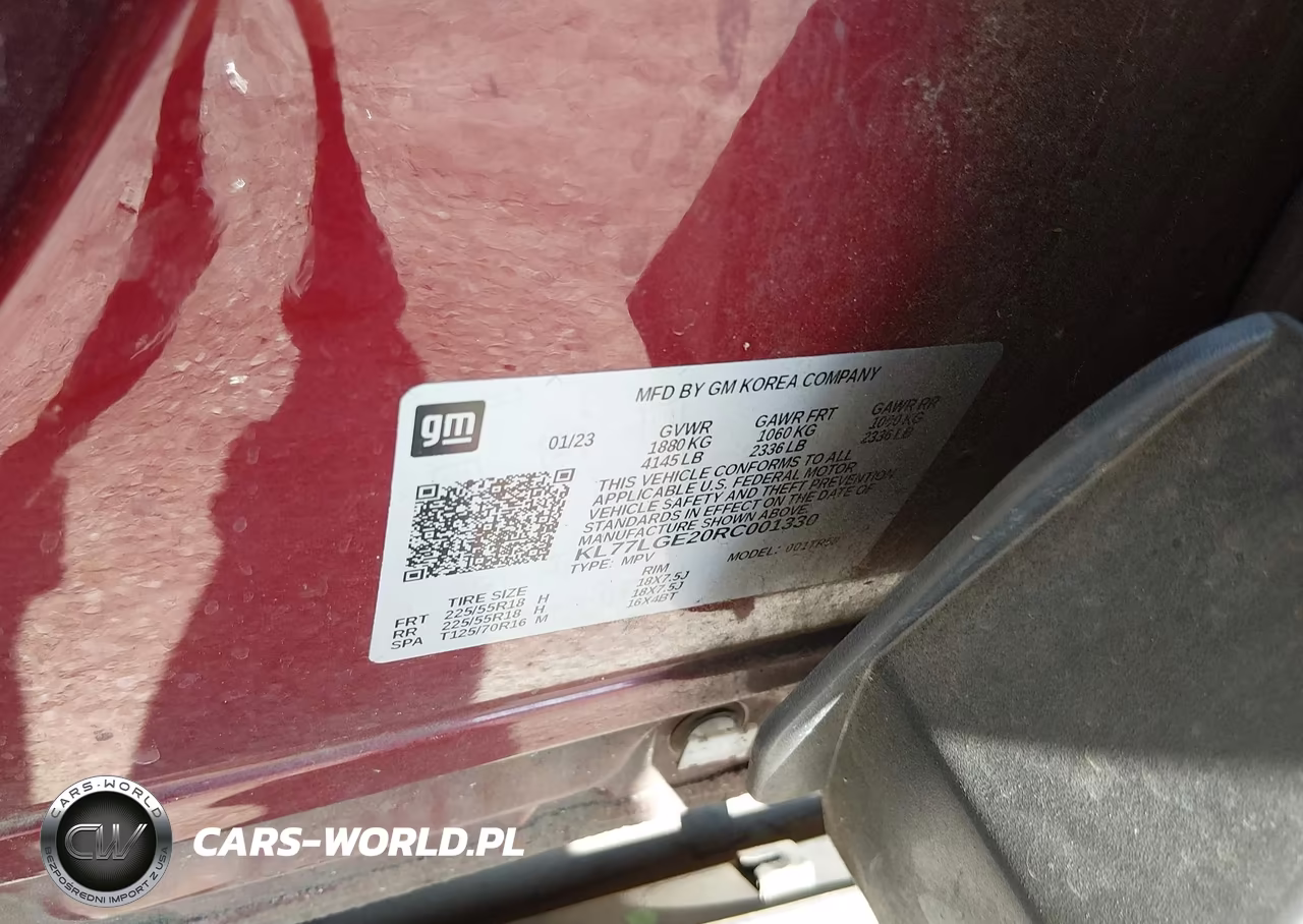 2024 Chevrolet Trax Fwd 1Rs VIN:KL77LGE20RC001330 - 9