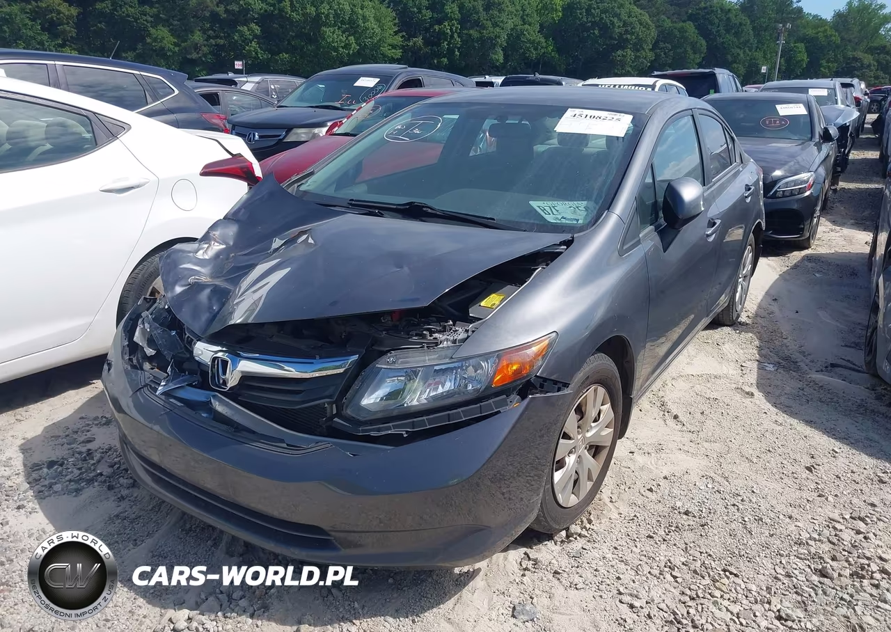 2012 Honda Civic Lx VIN:19XFB2F55CE020663 - 2