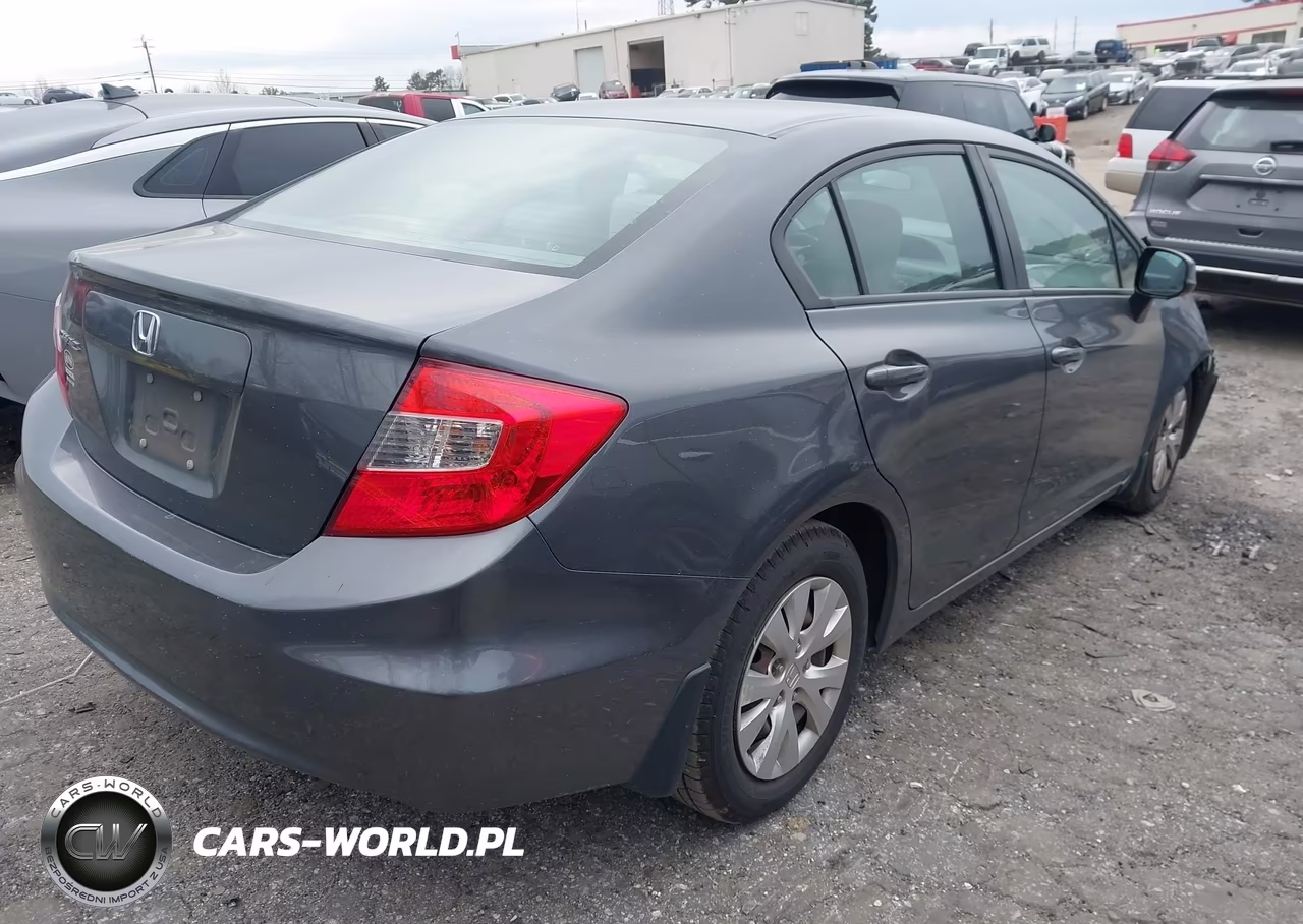 2012 Honda Civic Lx VIN:19XFB2F55CE020663 - 4