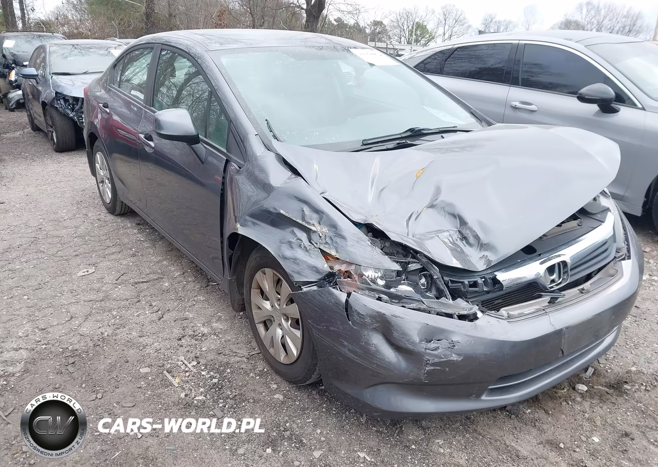 2012 Honda Civic Lx VIN:19XFB2F55CE020663 - 6