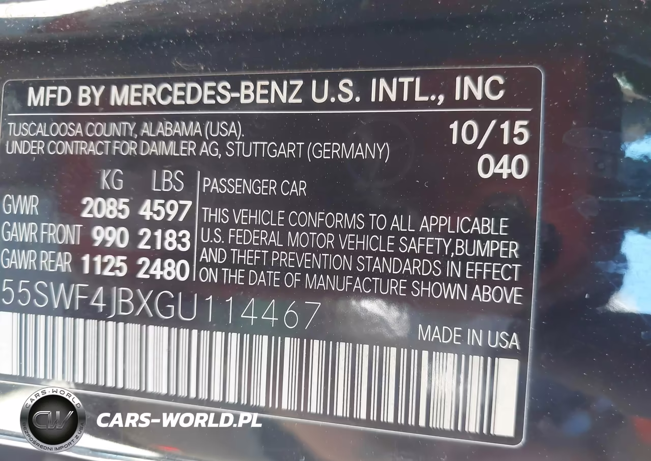 2016 Mercedes-Benz C 300 VIN:55SWF4JBXGU114467 - 9