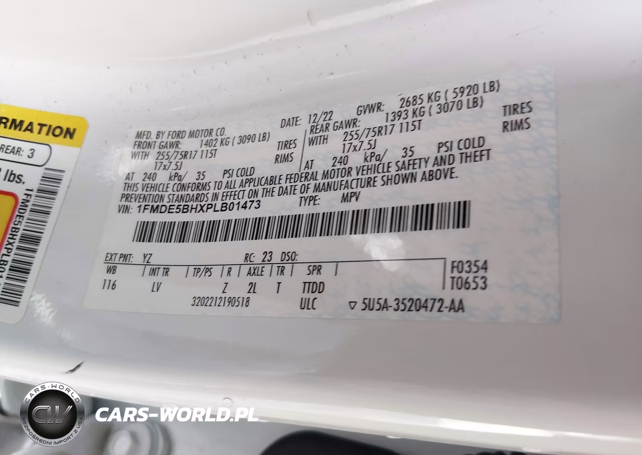 2023 Ford Bronco Big Bend VIN:1FMDE5BHXPLB01473 - 9