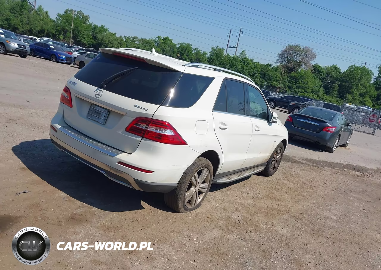 2012 Mercedes-Benz Ml 350 4Matic VIN:4JGDA5HB0CA026920 - 4