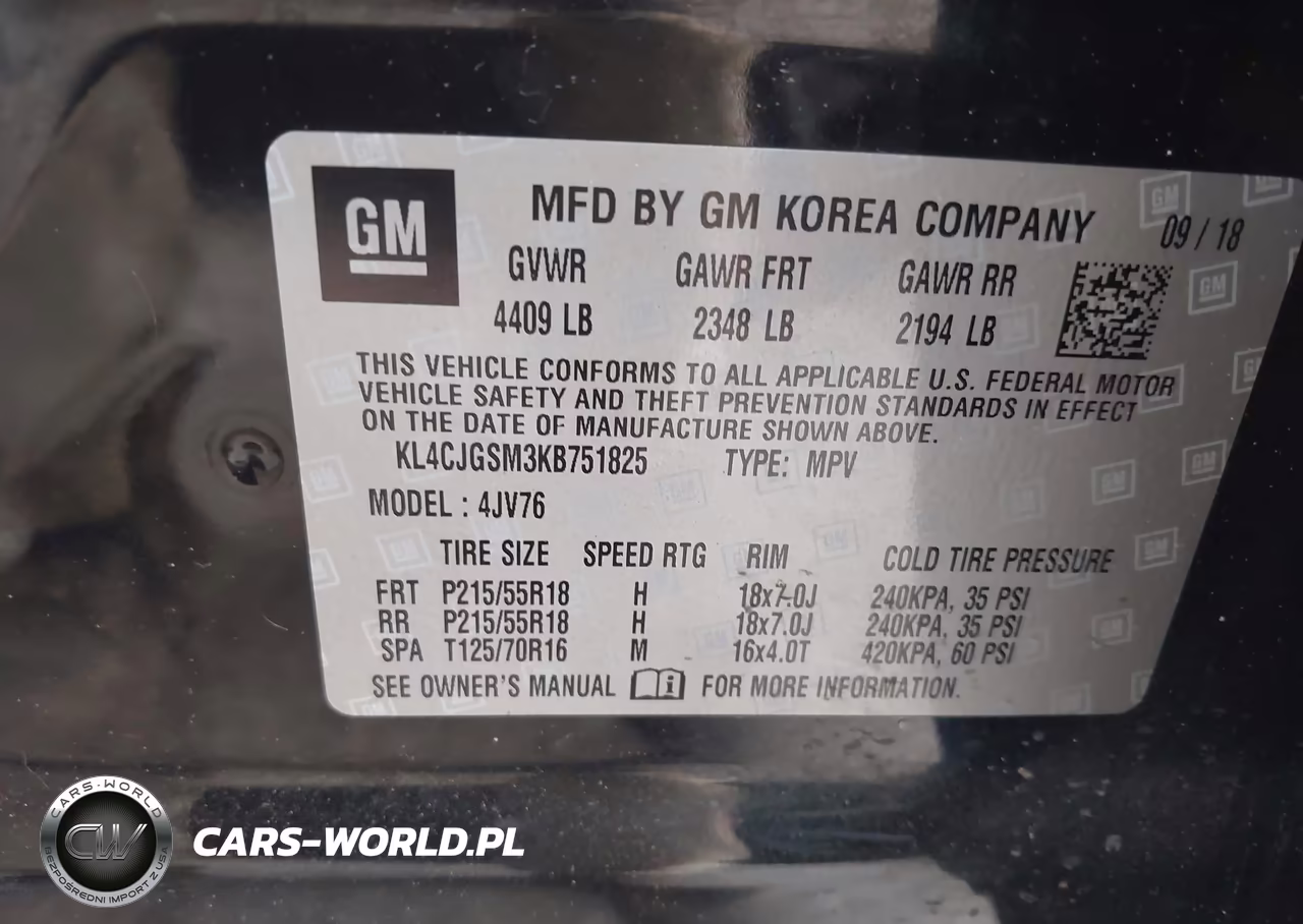 2019 Buick Encore Awd Essence VIN:KL4CJGSM3KB751825 - 9