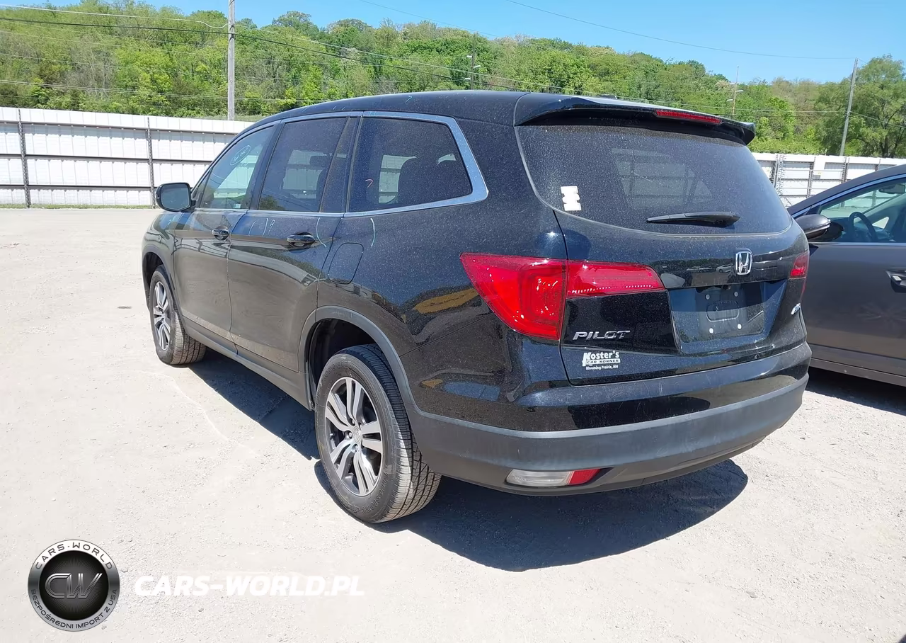 2018 Honda Pilot Ex-L VIN:5FNYF6H50JB025696 - 3