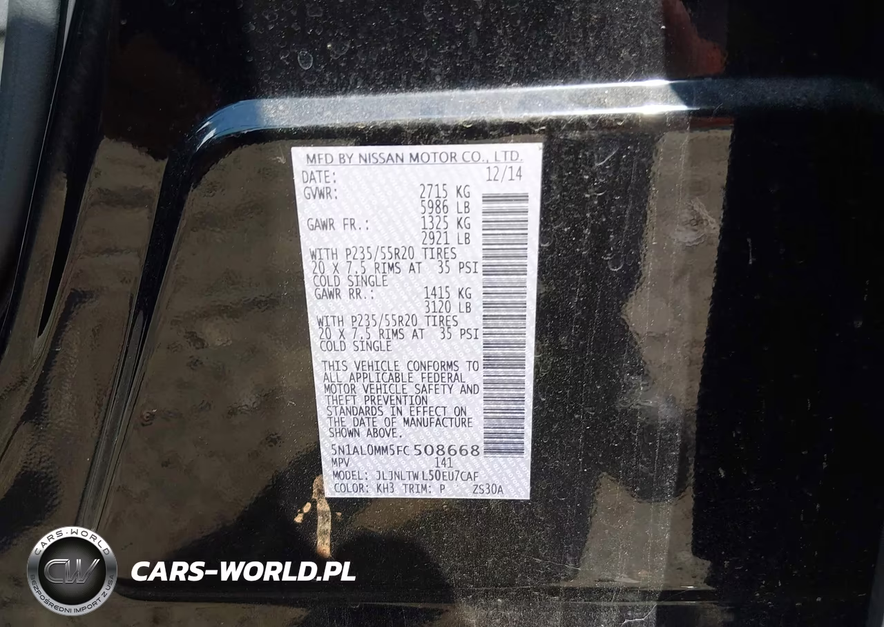 2015 Infiniti Qx60 VIN:5N1AL0MM5FC508668 - 9