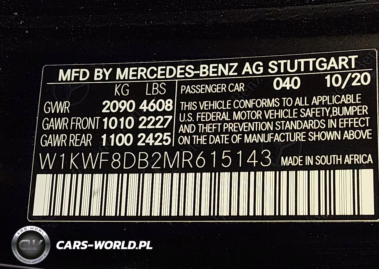 2021 Mercedes-Benz C 300 Sedan VIN:W1KWF8DB2MR615143 - 9