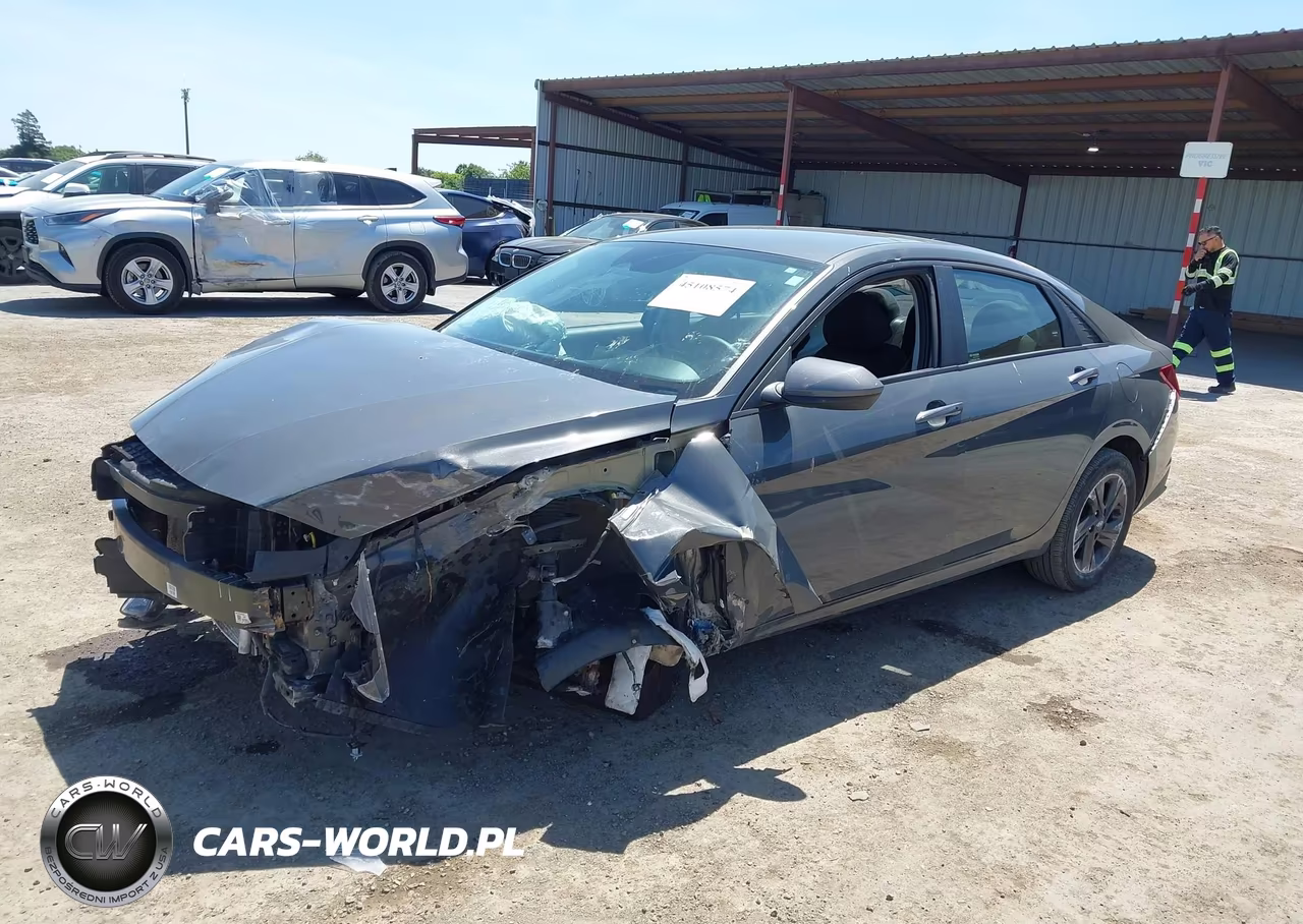2023 Hyundai Elantra Sel VIN:KMHLM4AG6PU595181 - 2