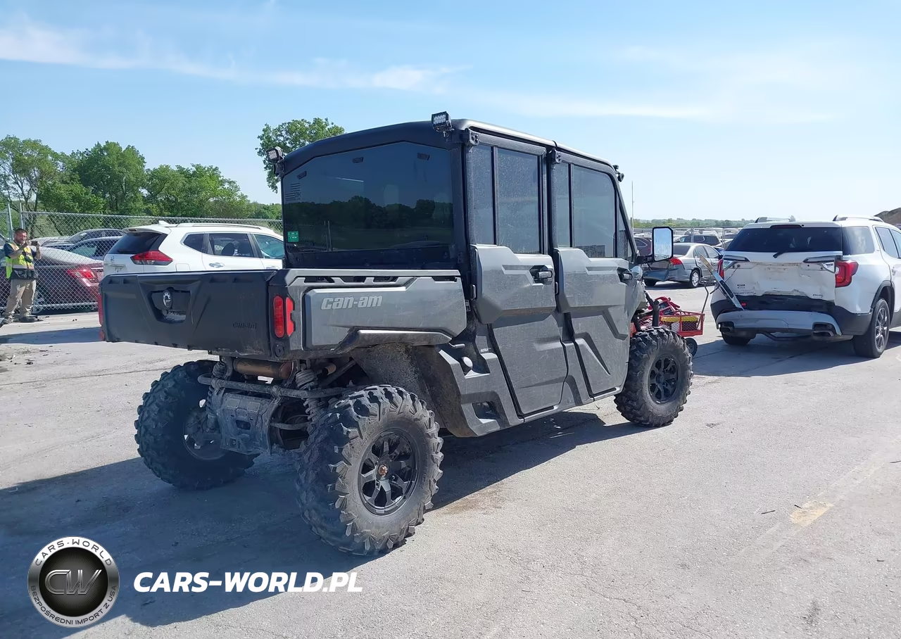 2024 Can-Am Defender Max Limited Cab Hd10-Lone Star Hd10 VIN:3JBUUAX46RK016085 - 4