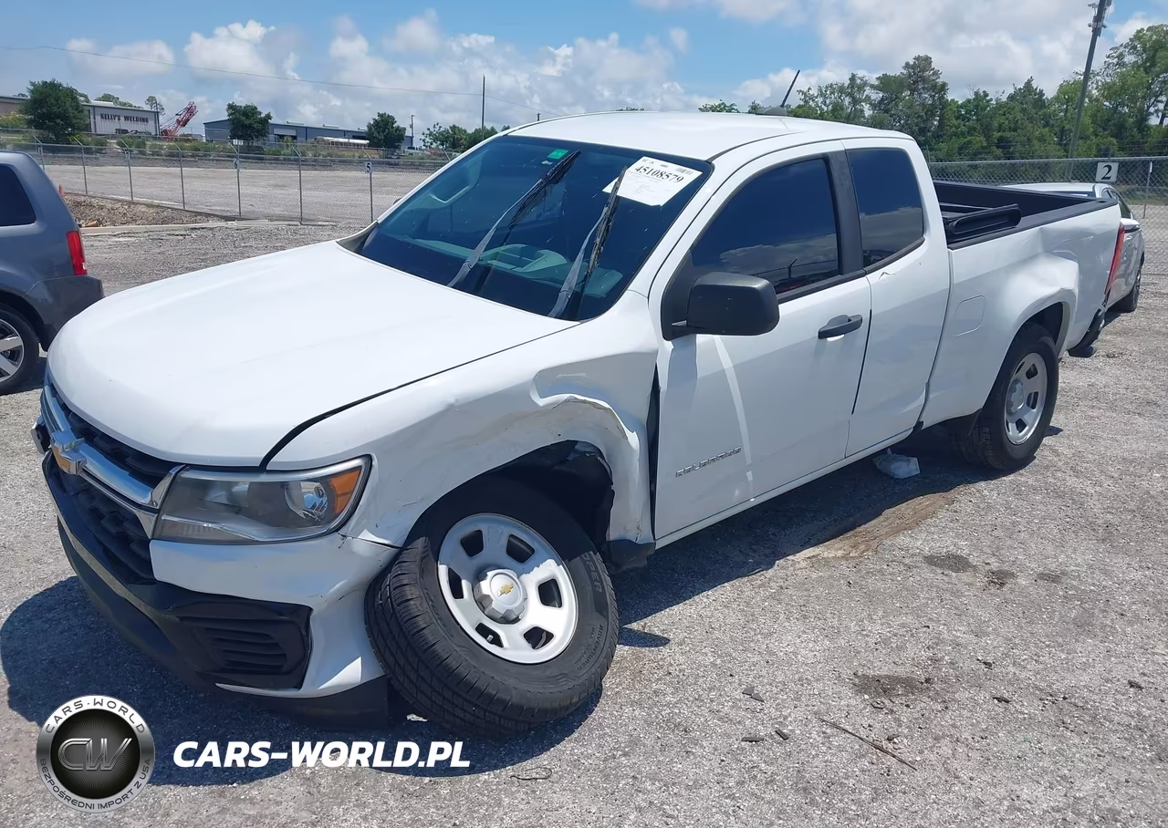 2021 Chevrolet Colorado 2Wd Long Box Wt VIN:1GCHSBEA3M1192167 - 2