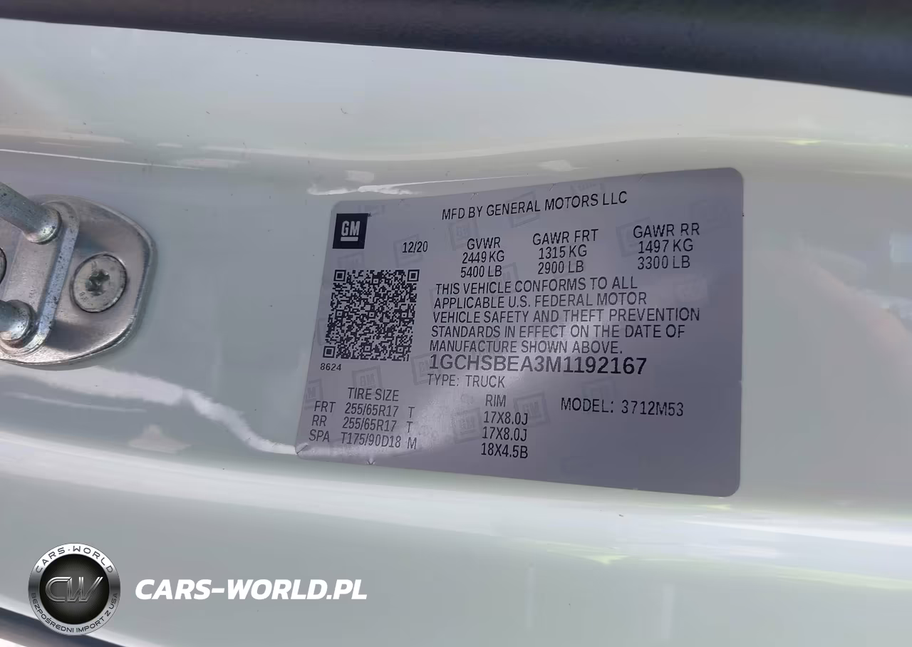 2021 Chevrolet Colorado 2Wd Long Box Wt VIN:1GCHSBEA3M1192167 - 9