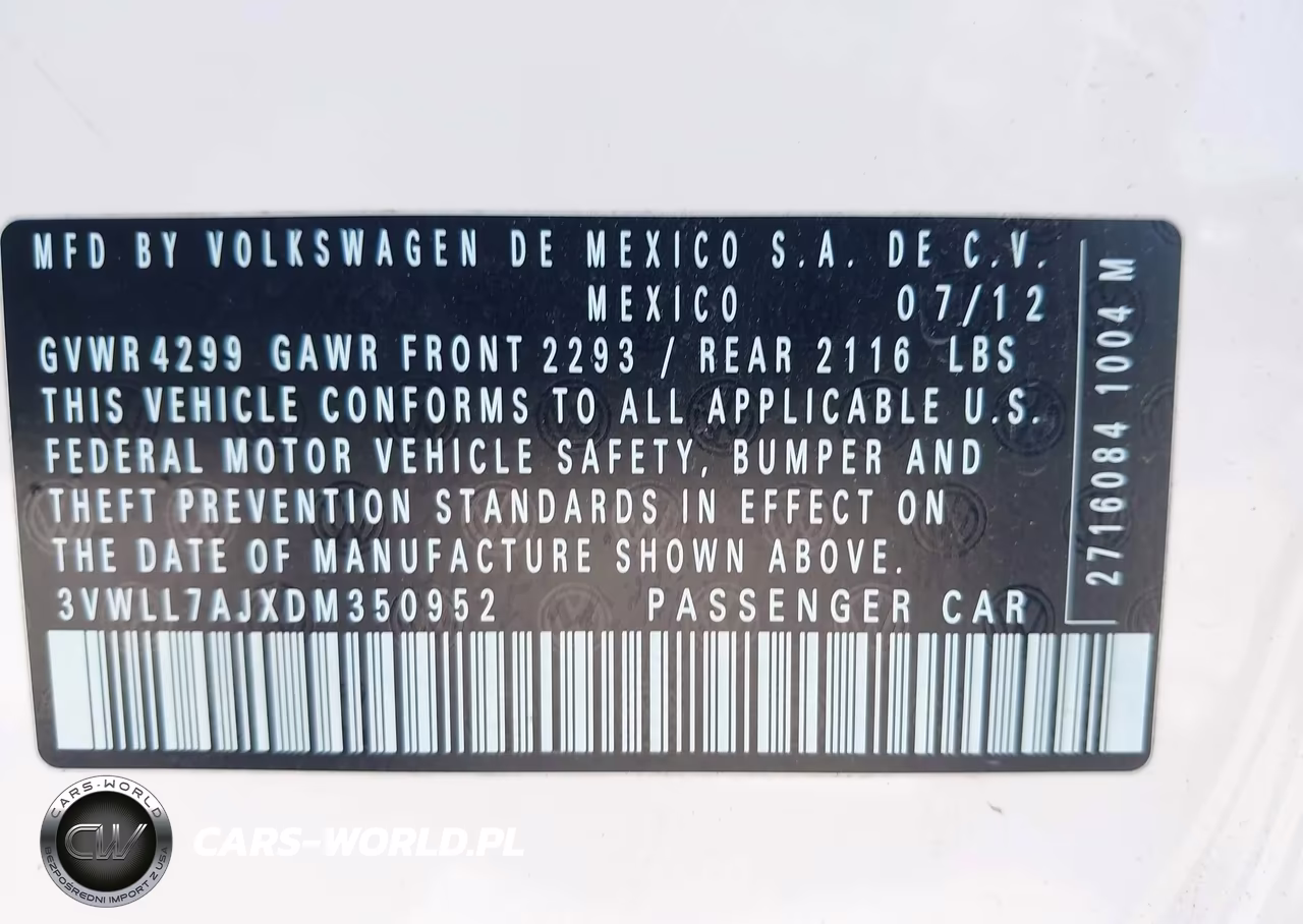 2013 Volkswagen Jetta 2.0L Tdi VIN:3VWLL7AJXDM350952 - 9