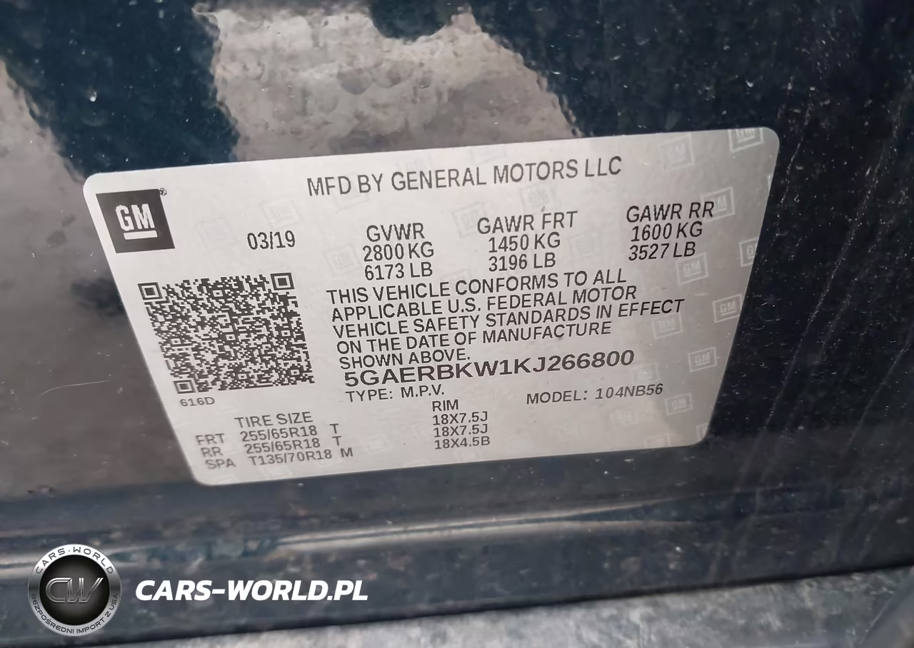 2019 Buick Enclave Fwd Essence VIN:5GAERBKW1KJ266800 - 9