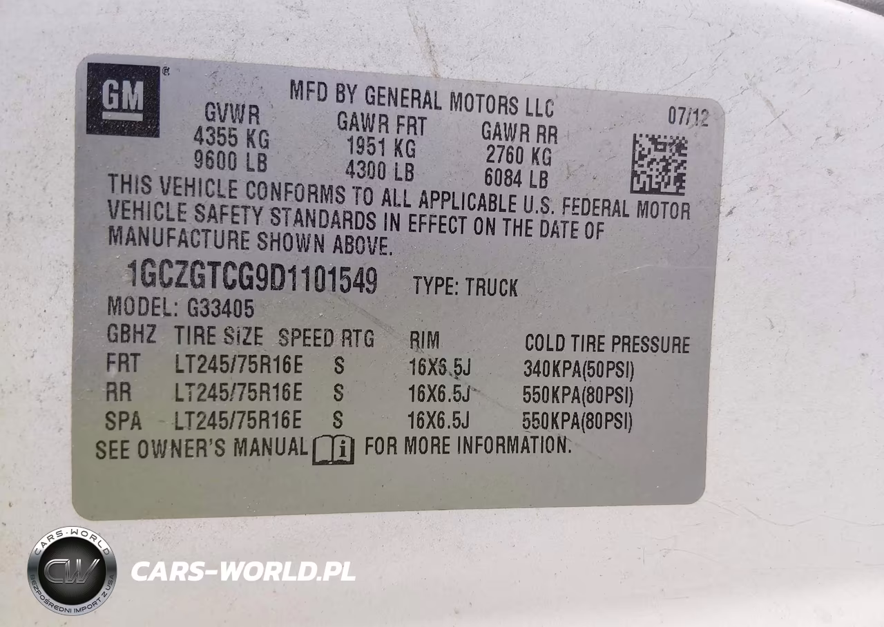 2013 Chevrolet Express Work Van VIN:1GCZGTCG9D1101549 - 8