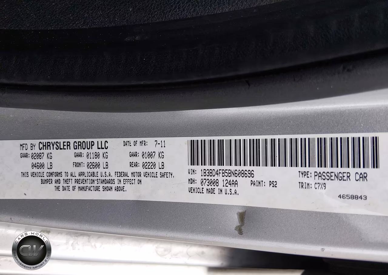 2011 Dodge Avenger Express VIN:1B3BD4FB5BN608696 - 9