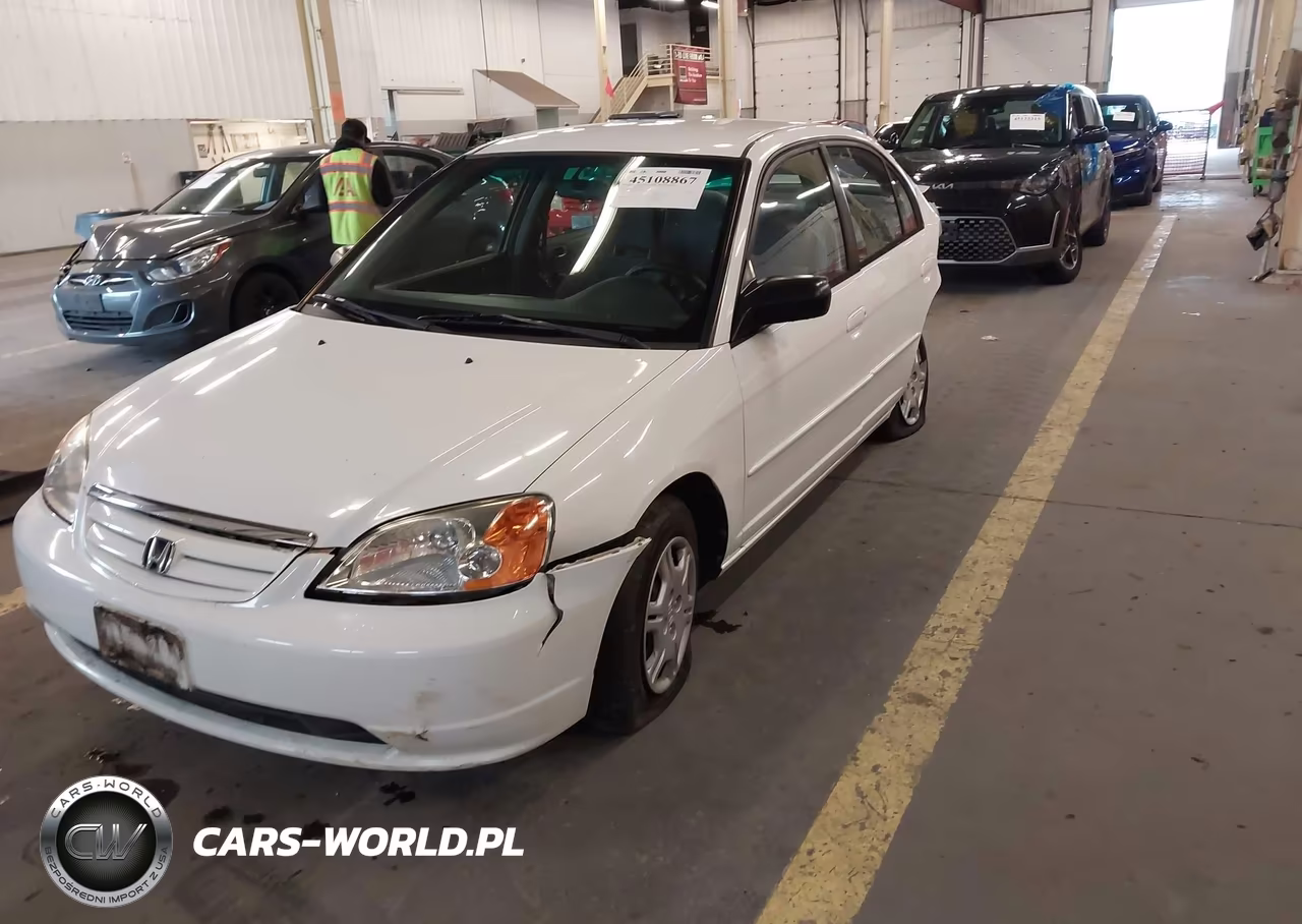 2002 Honda Civic Lx VIN:1HGES16662L068680 - 2