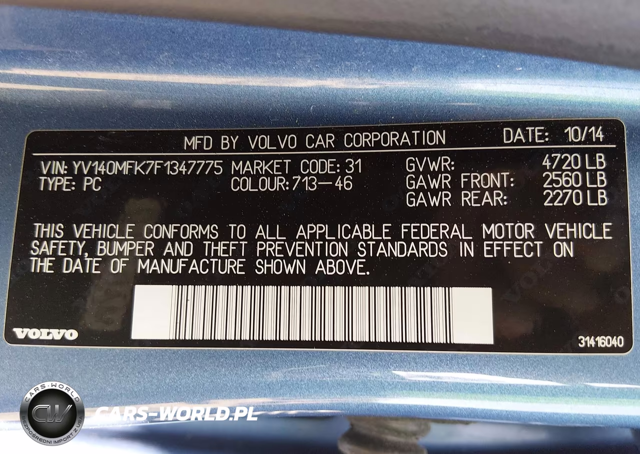2015 Volvo S60 T5 Premier VIN:YV140MFK7F1347775 - 9