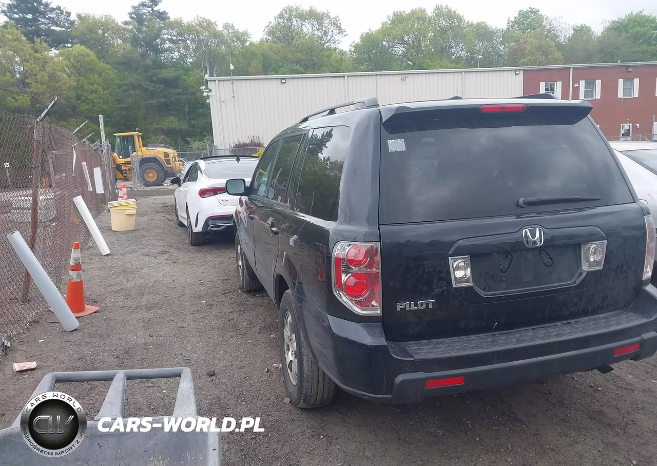 2006 Honda Pilot Ex-L VIN:5FNYF28546B011185 - 3
