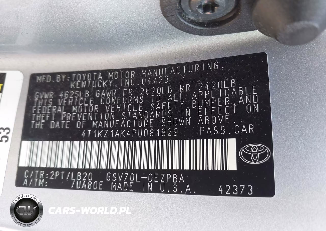 2023 Toyota Camry Xse V6 VIN:4T1KZ1AK4PU081829 - 9