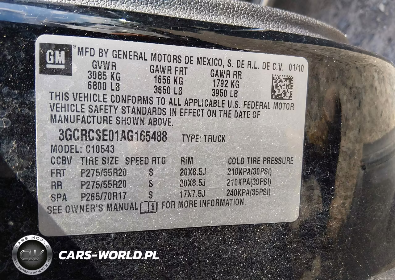 2010 Chevrolet Silverado 1500 Lt VIN:3GCRCSE01AG165488 - 9